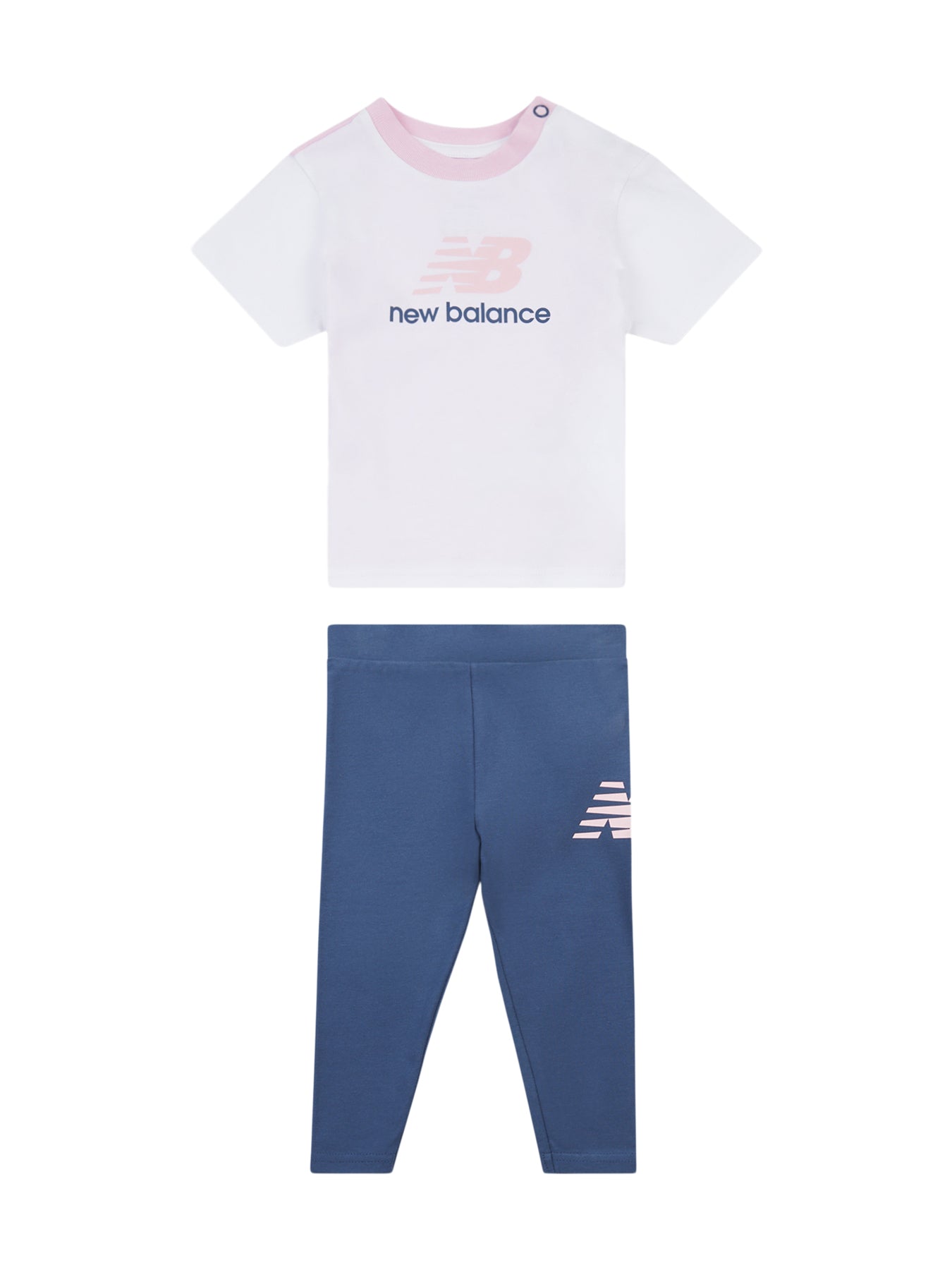 Cotton Jersey T-Shirt And Leggings Set