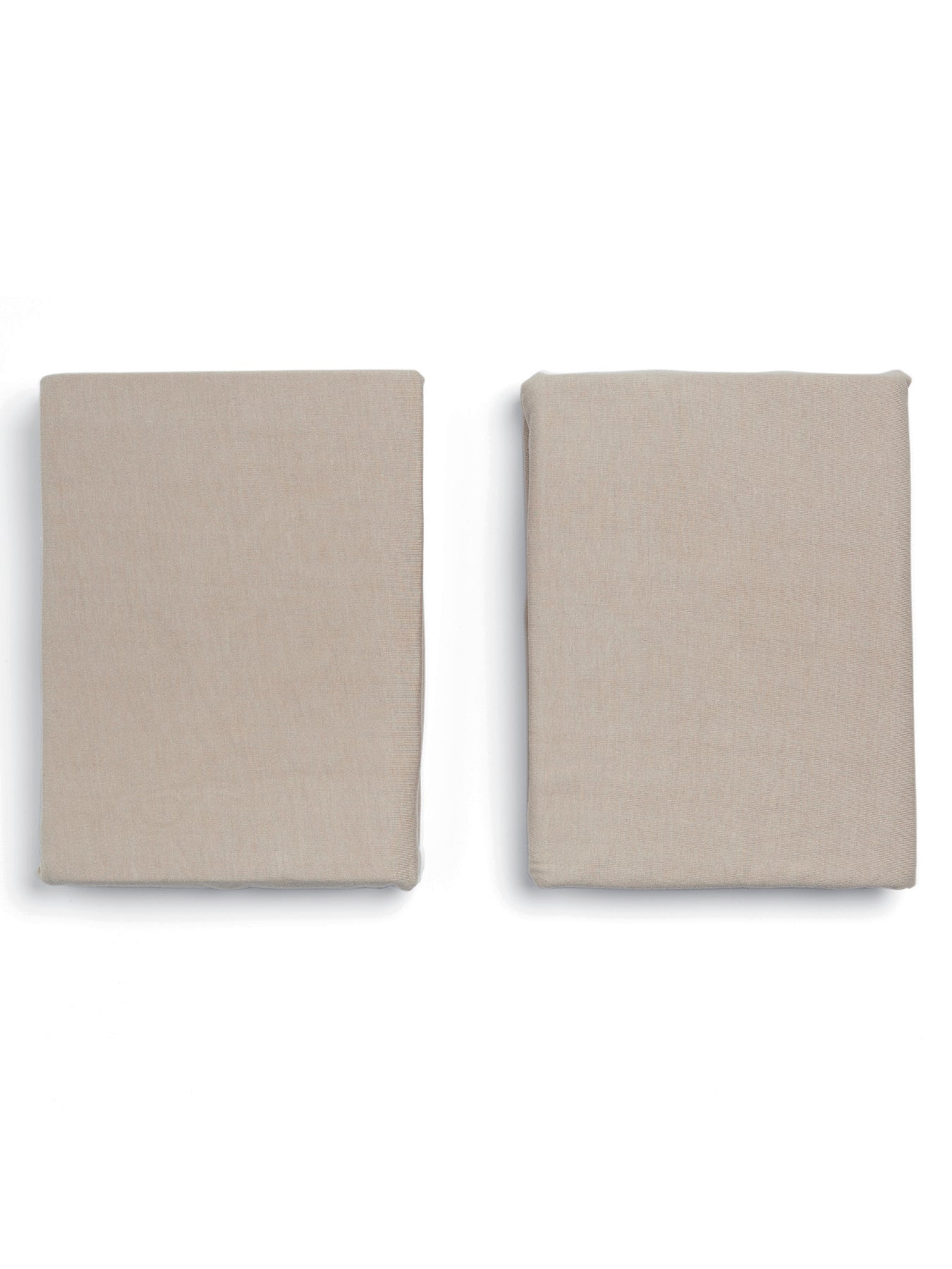 2 Cot Bed Mocha Fitted Sheets