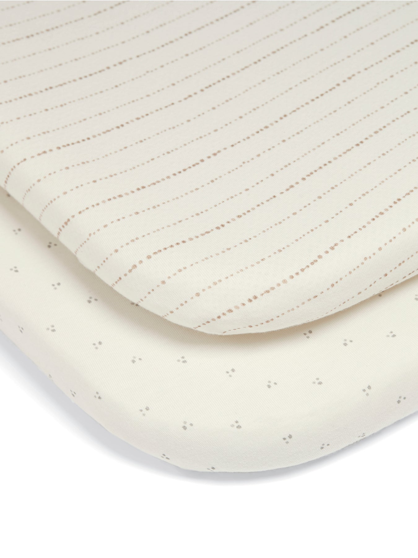 Lua Crib Fitted Sheets 2 Pack Oatmeal
