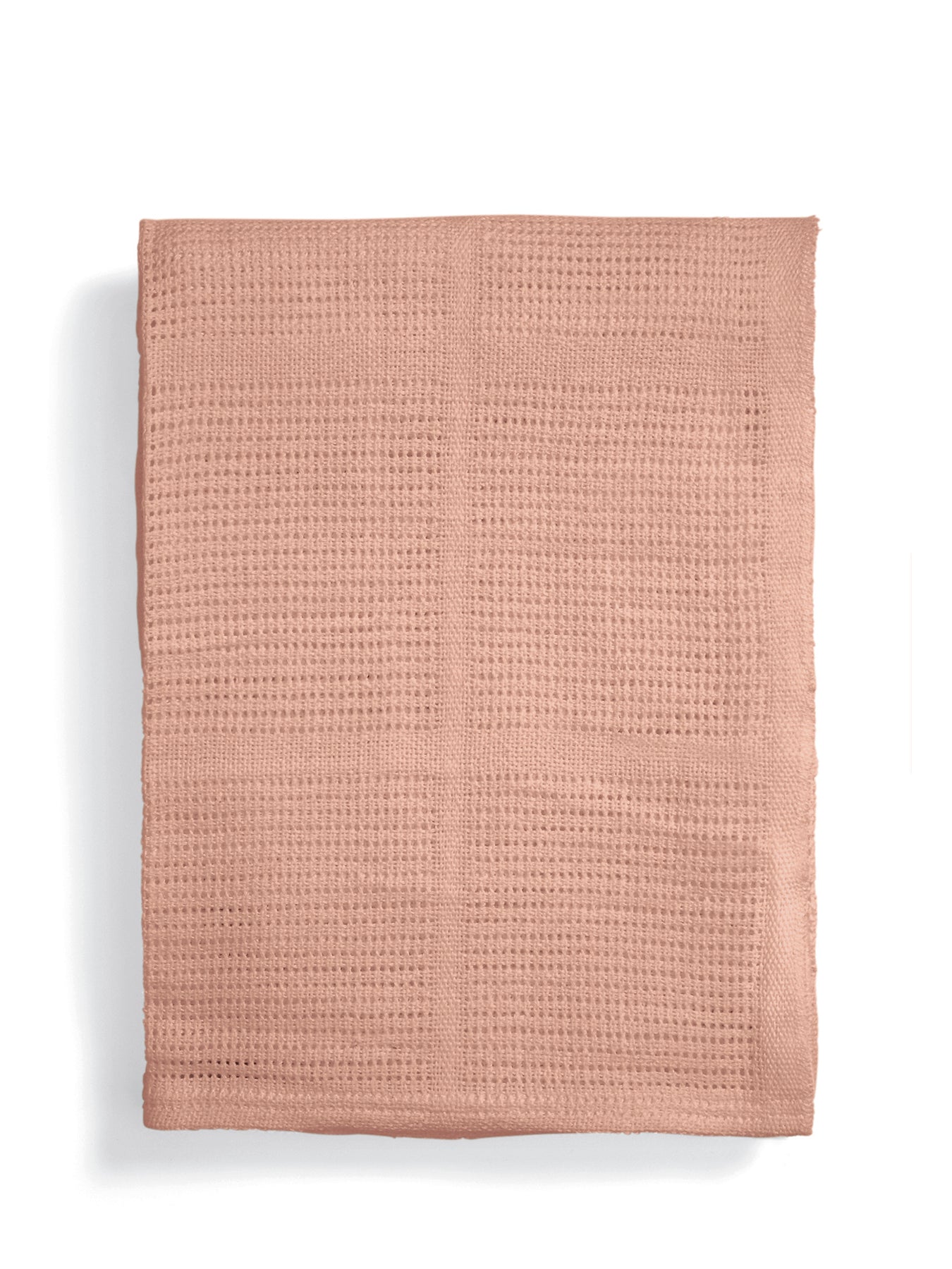Cellular Cot Bed Blanket Pink