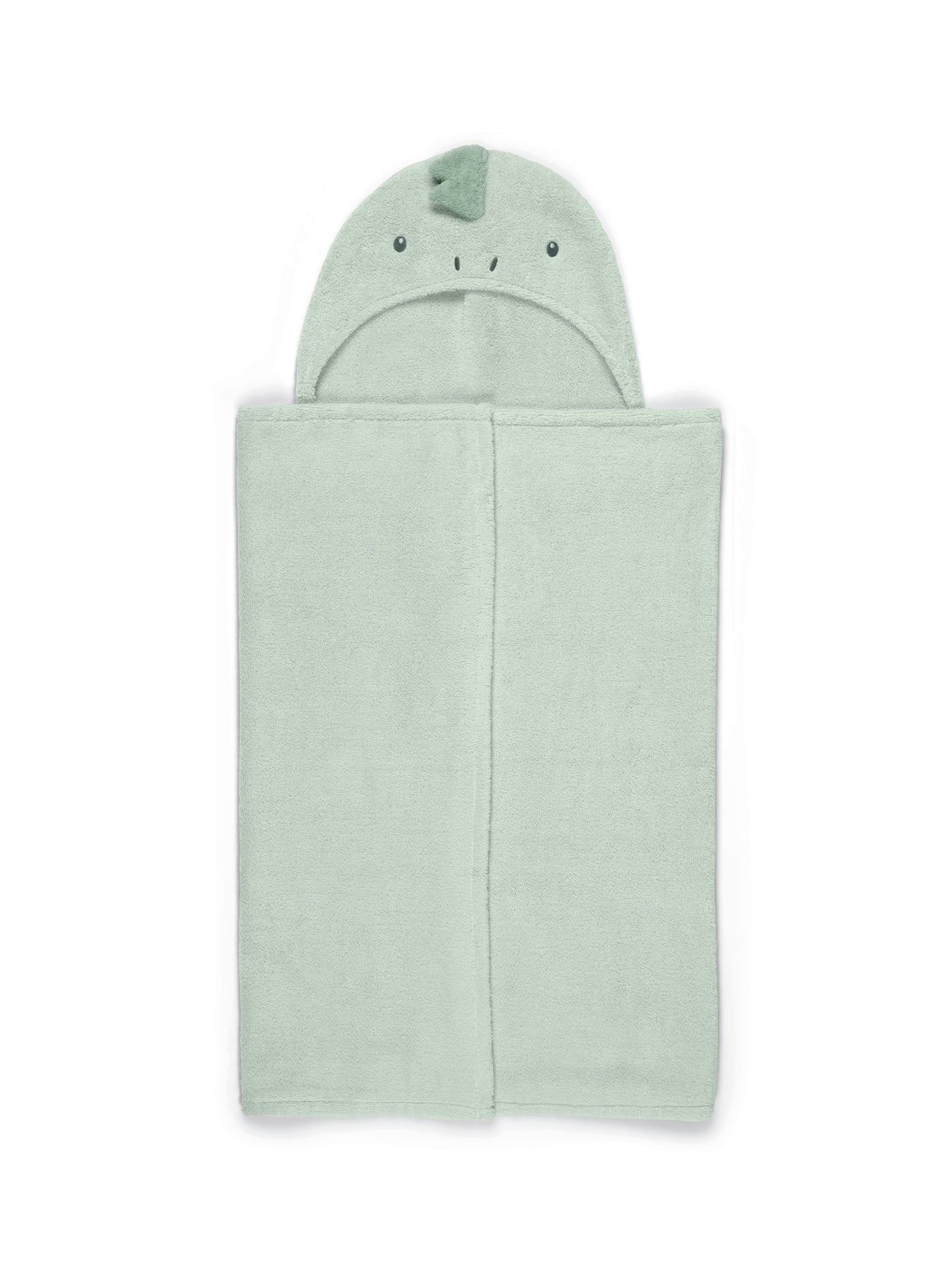 Dinosaur Hooded Towel Green