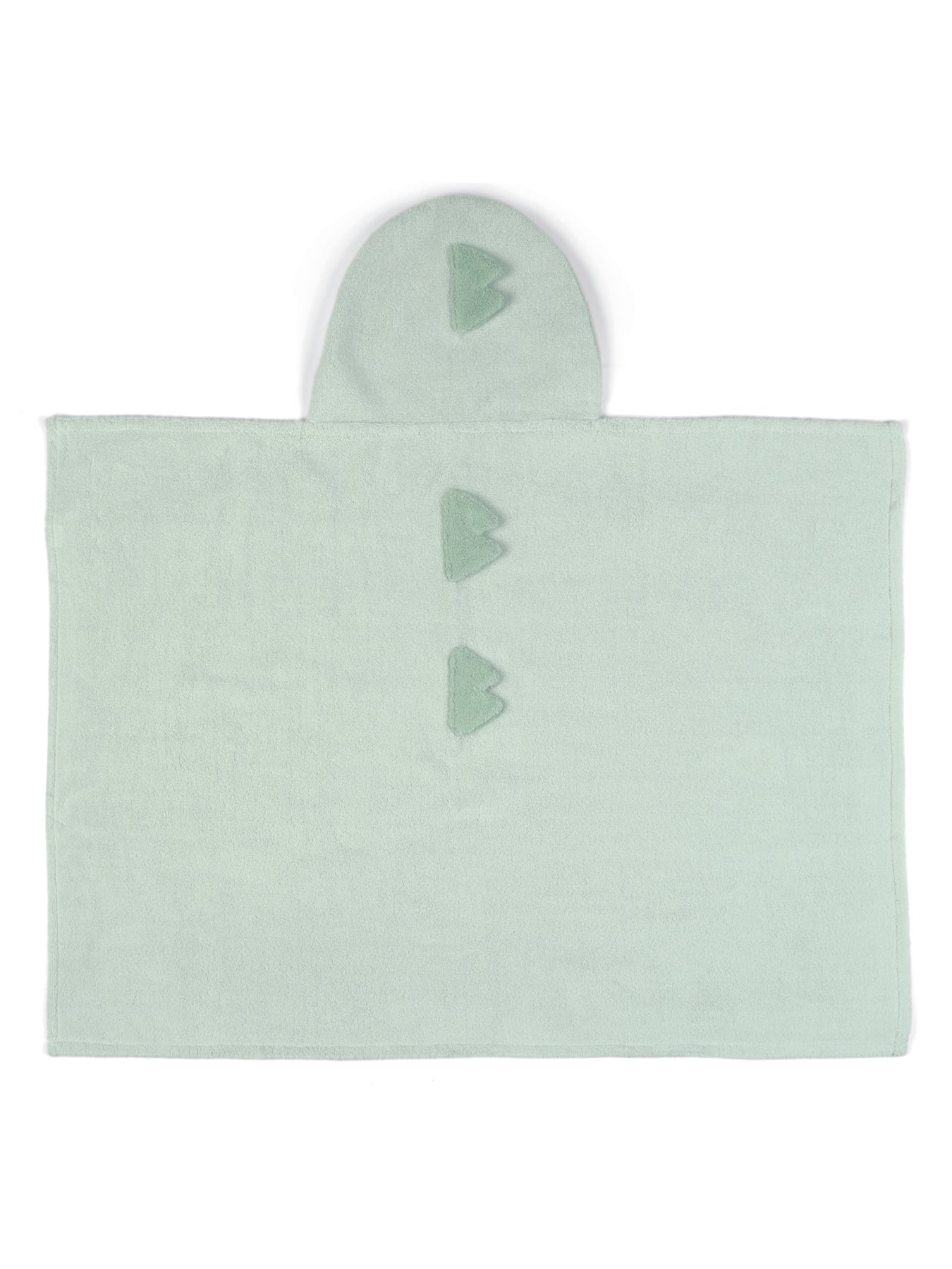 Dinosaur Hooded Towel Green