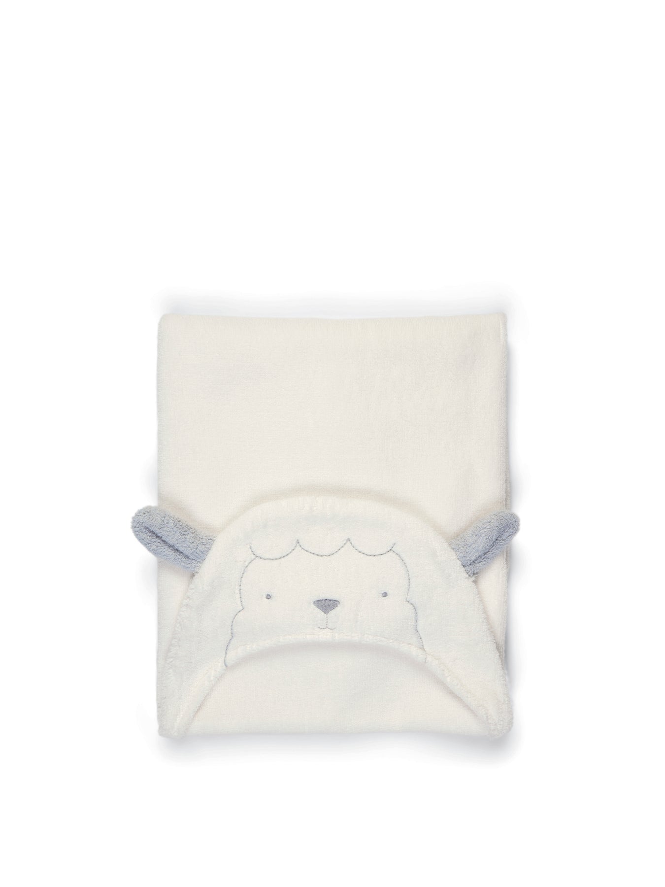 Hooded Towel Lamb White