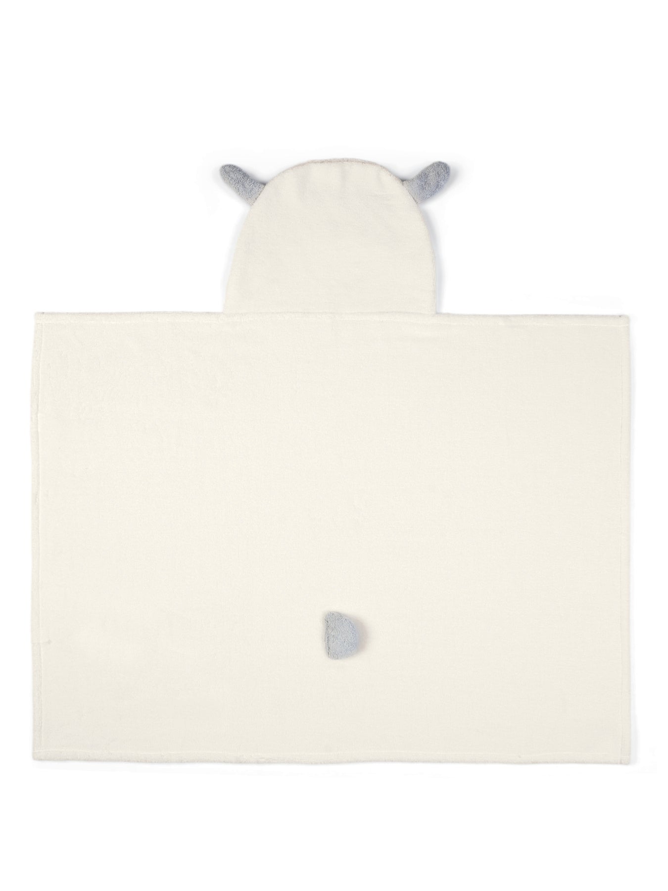 Hooded Towel Lamb White