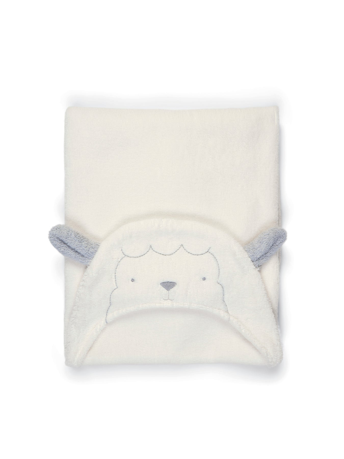 Hooded Towel Lamb White