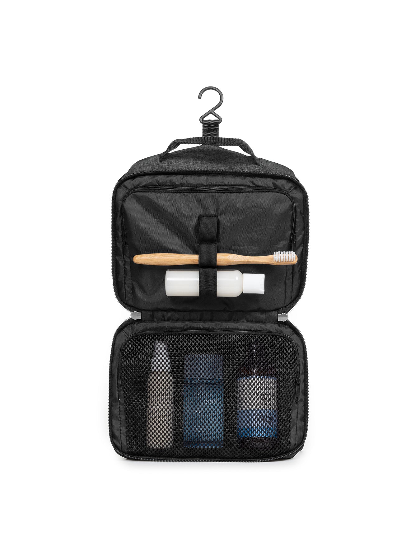 Road Kit Toiletry Bag Black Denim