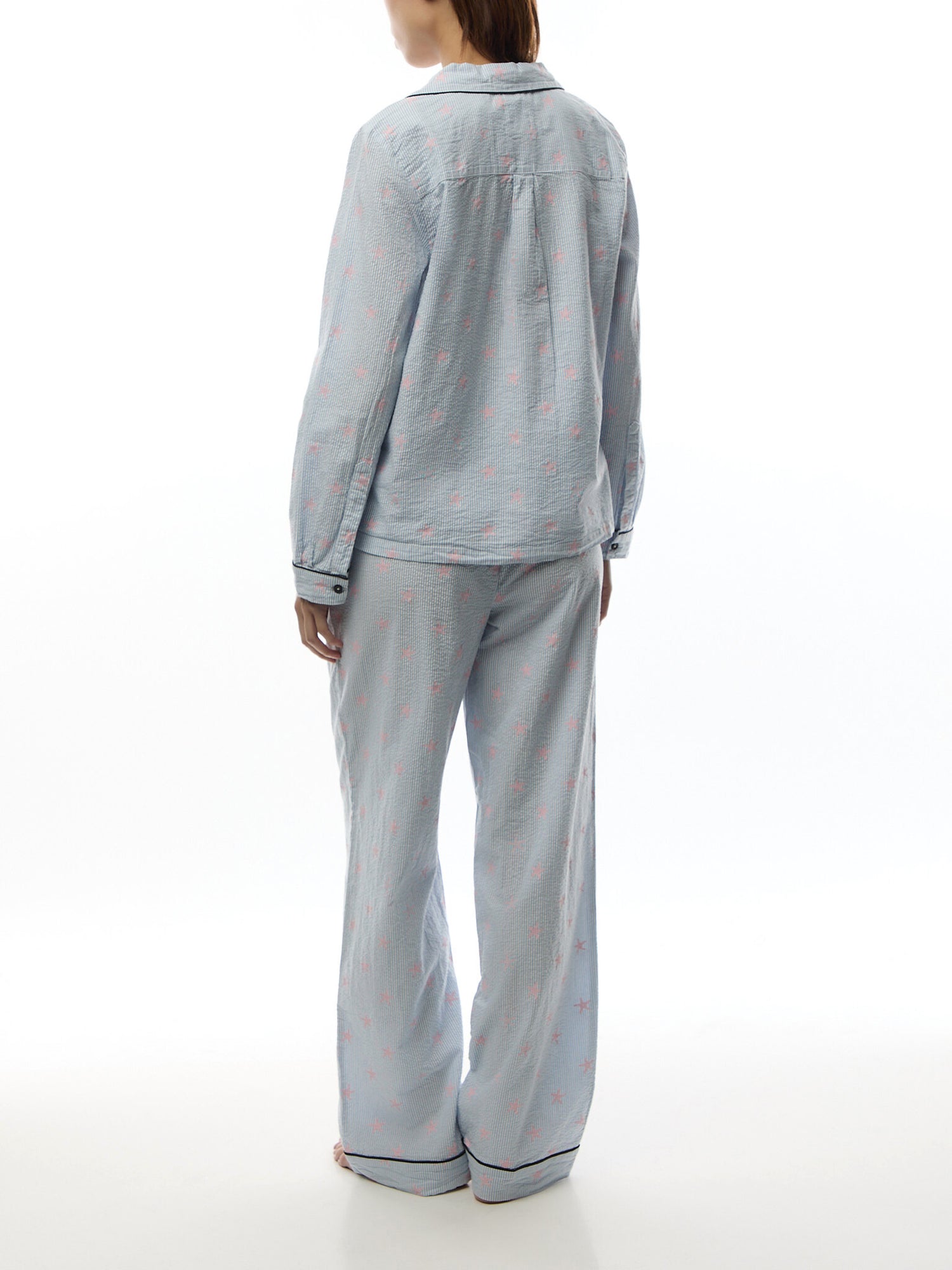 Seersucker Starfish Long Set