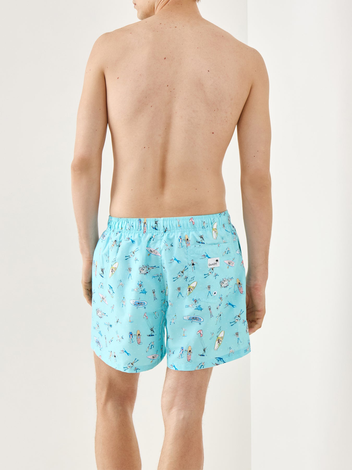 Boardies Sea Folk Mid Length Swim Shorts