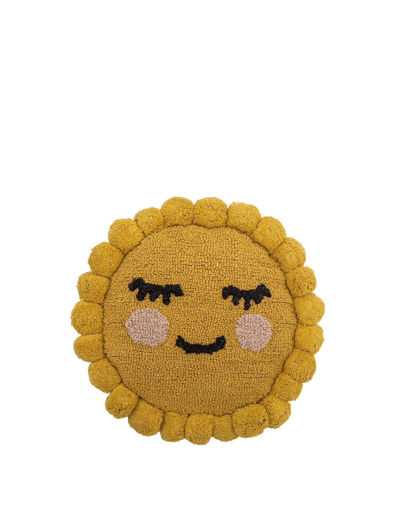 Vigge Cushion, Yellow, Cotton