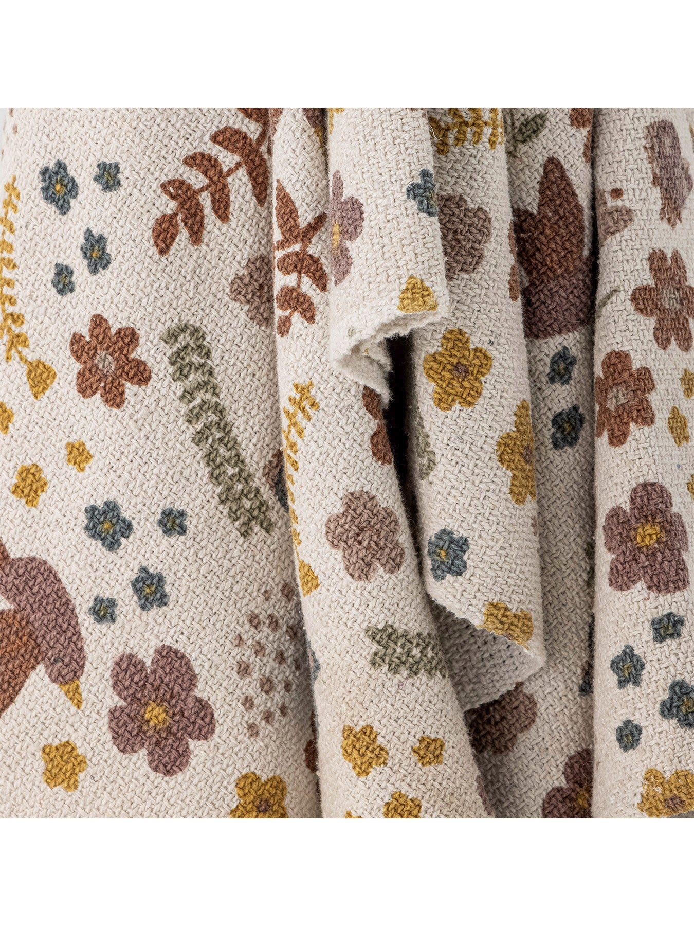 Kristine Throw Nature Recycled Cotton