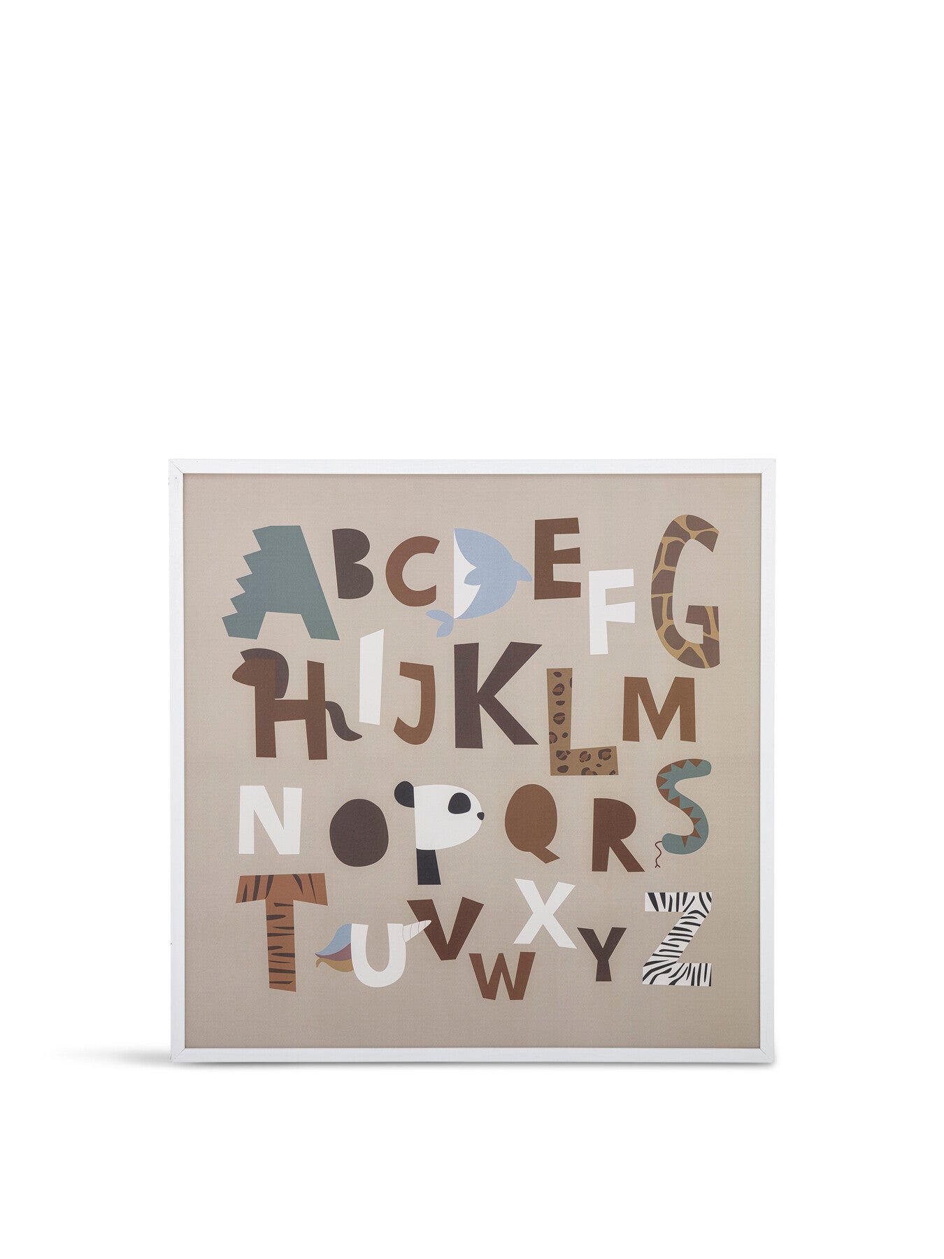 Memmo Illustration with Frame White Pine