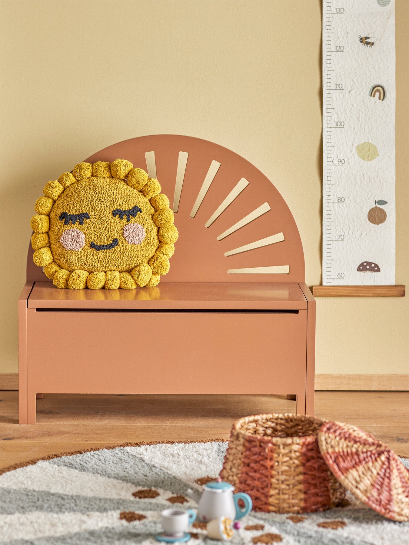 Marisol Bench Brown MDF