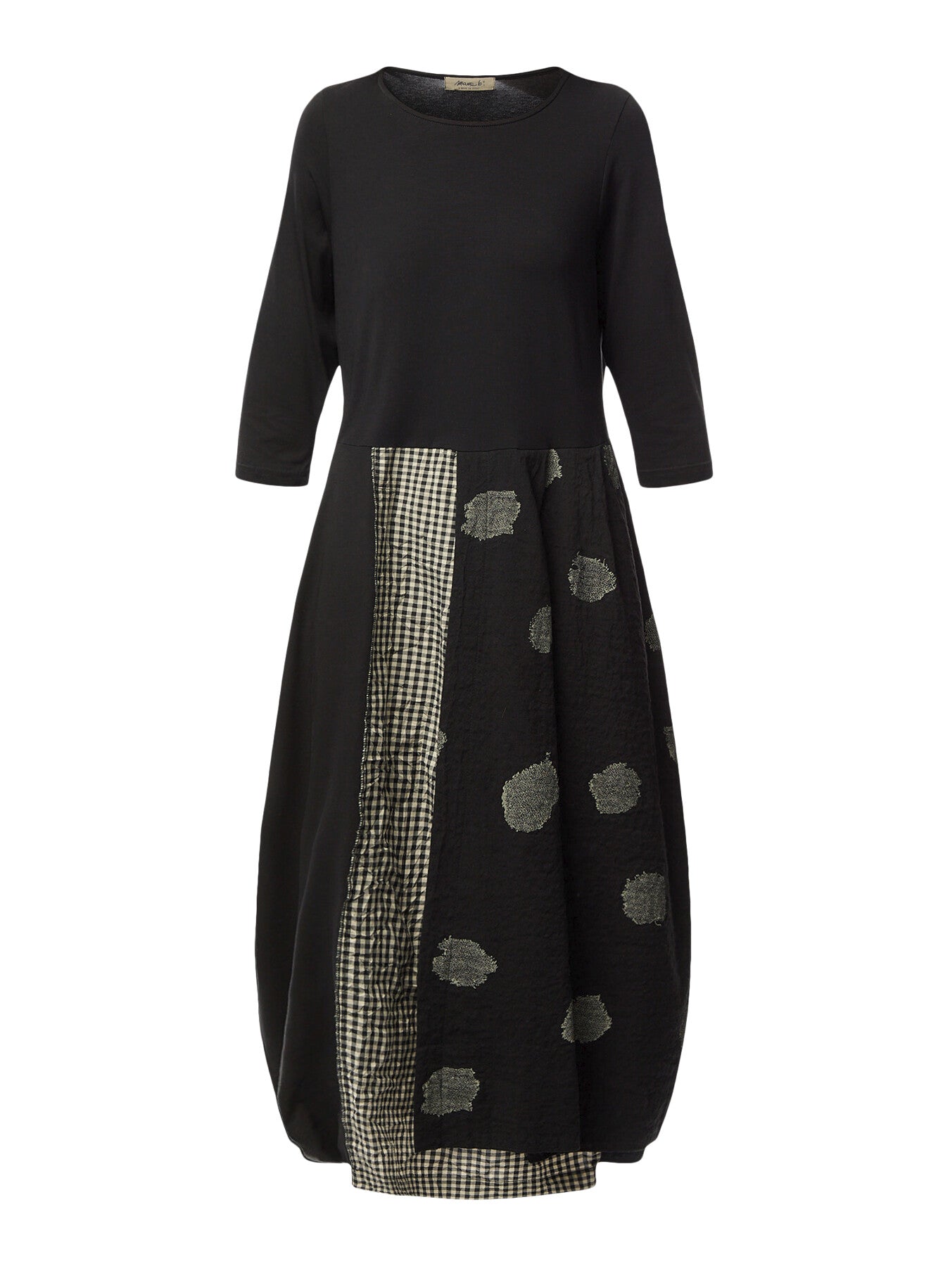 Spot And Gingham Dress