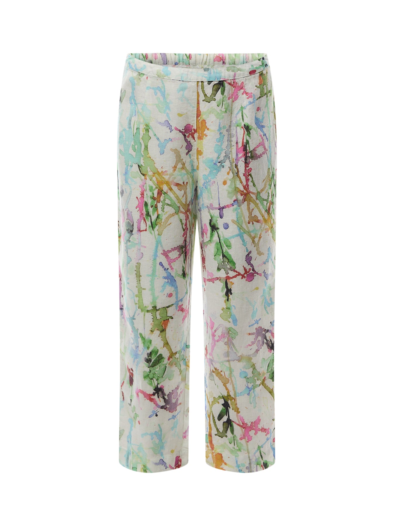 Linen Printed Trouser