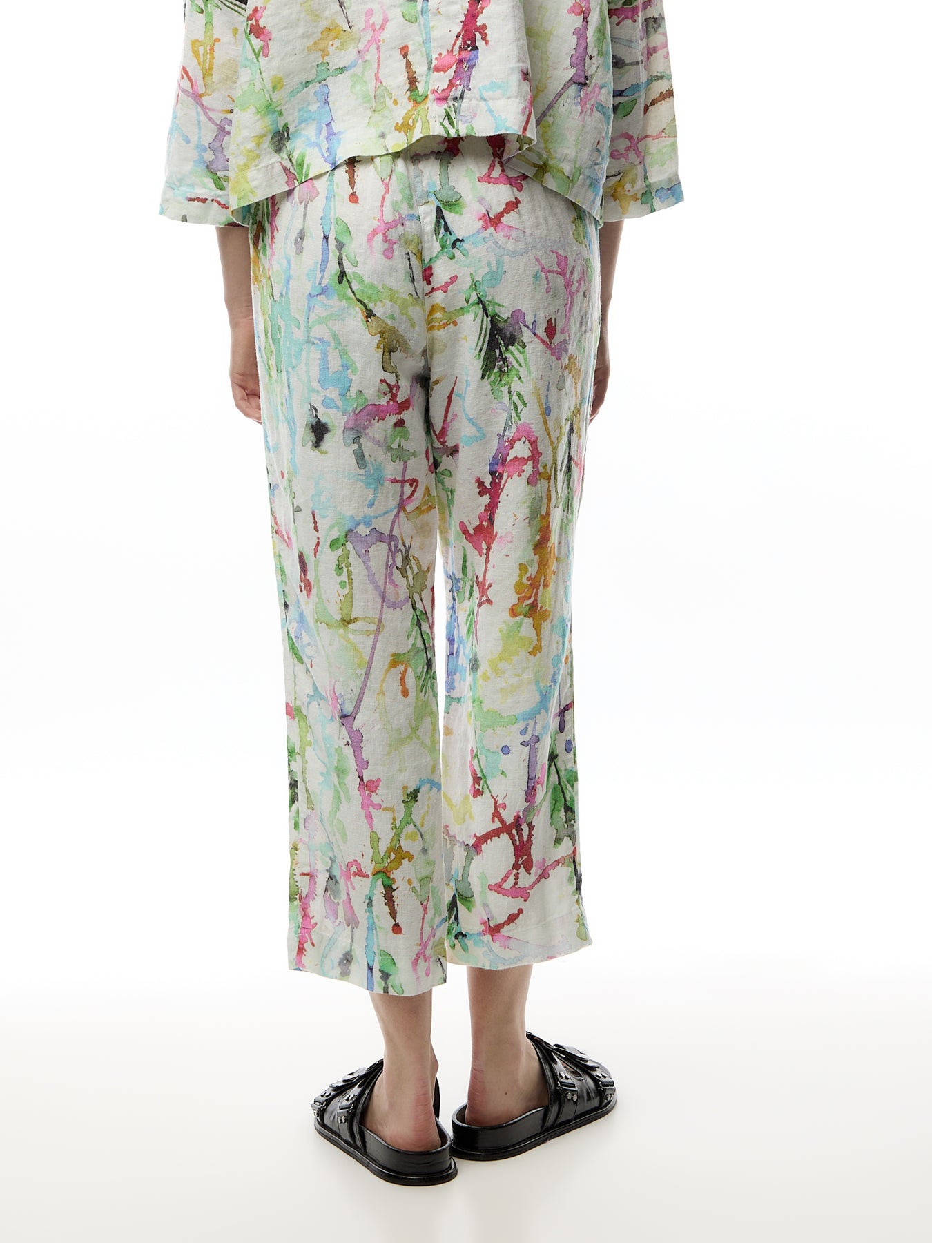 Linen Printed Trouser