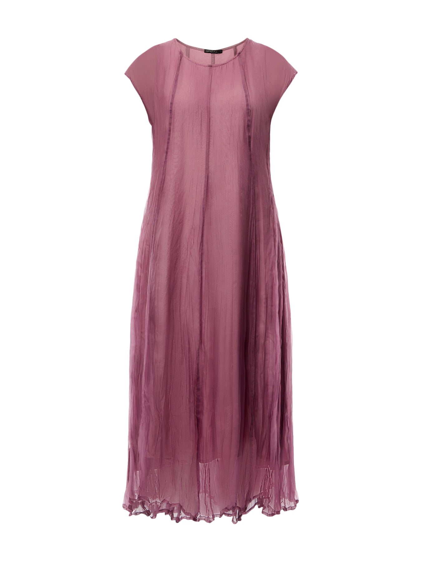 Organza Sleveless A Line Midi Dress