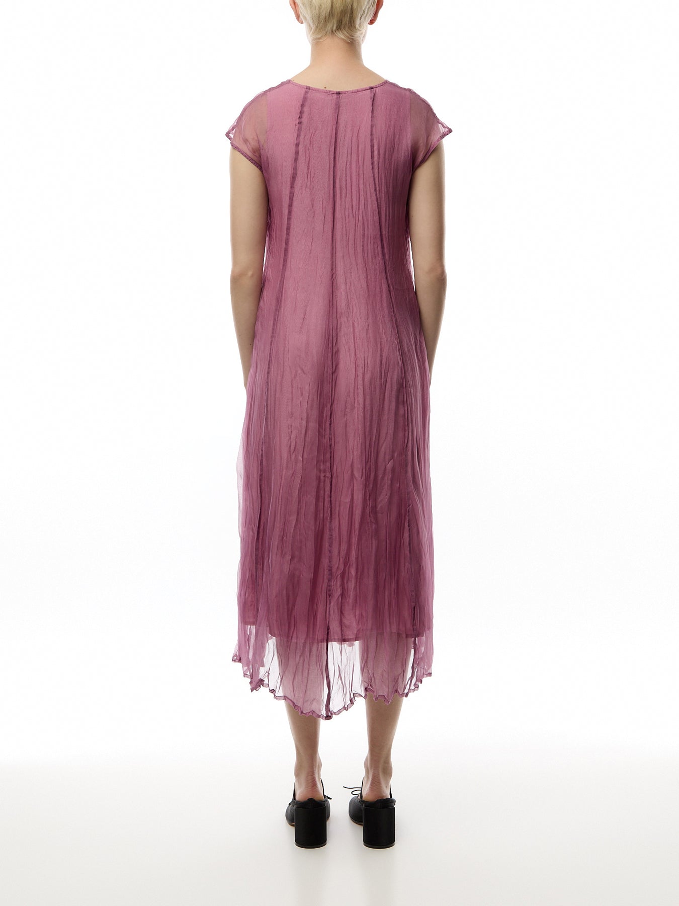 Organza Sleveless A Line Midi Dress