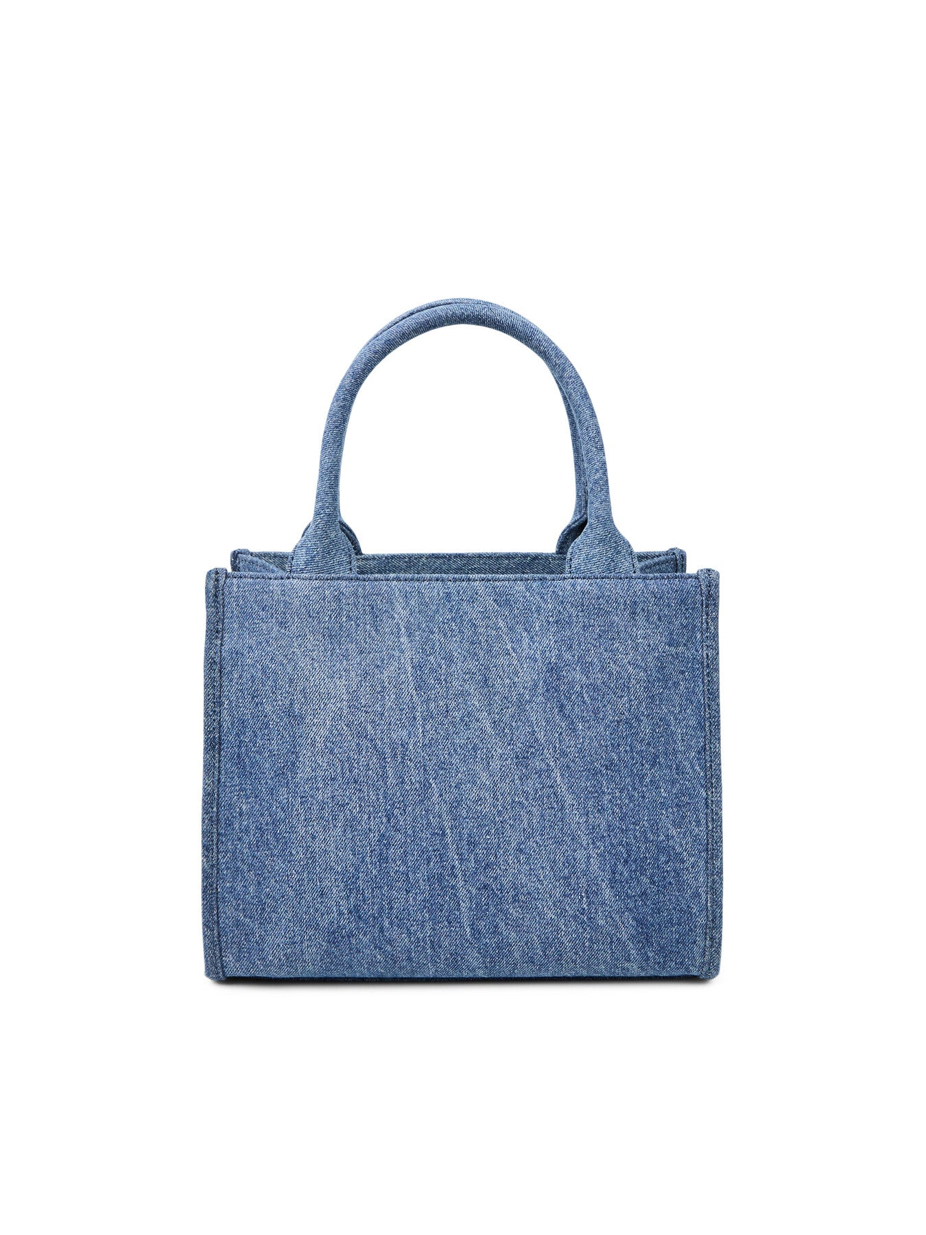 Denim Top Handle Tote