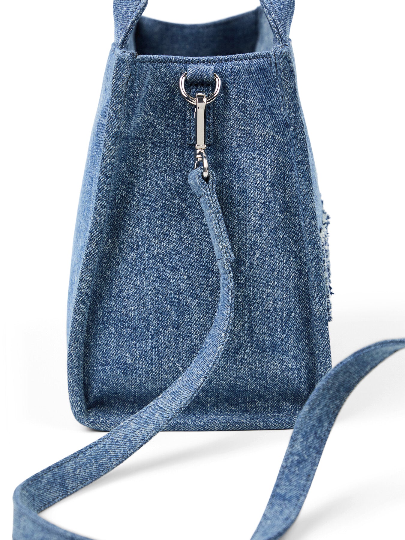 Denim Top Handle Tote