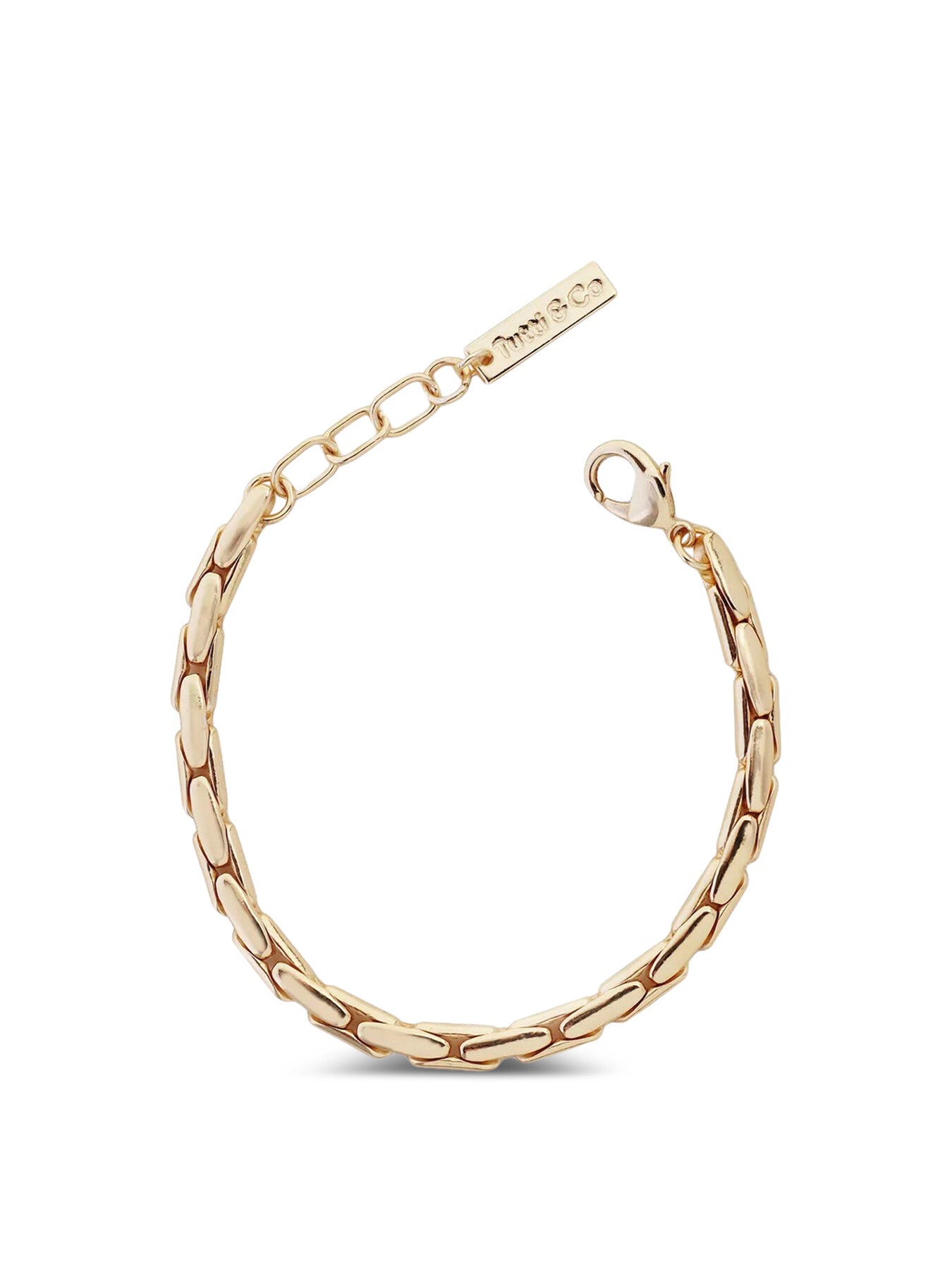 Flat Rope Chain Bracelet
