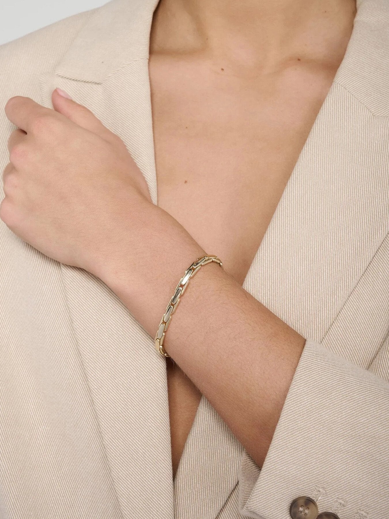 Flat Rope Chain Bracelet