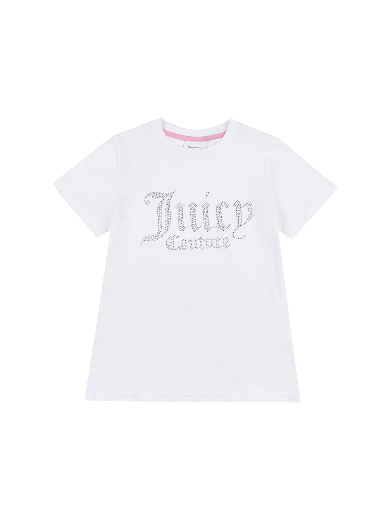 Diamante Fitted Tee White