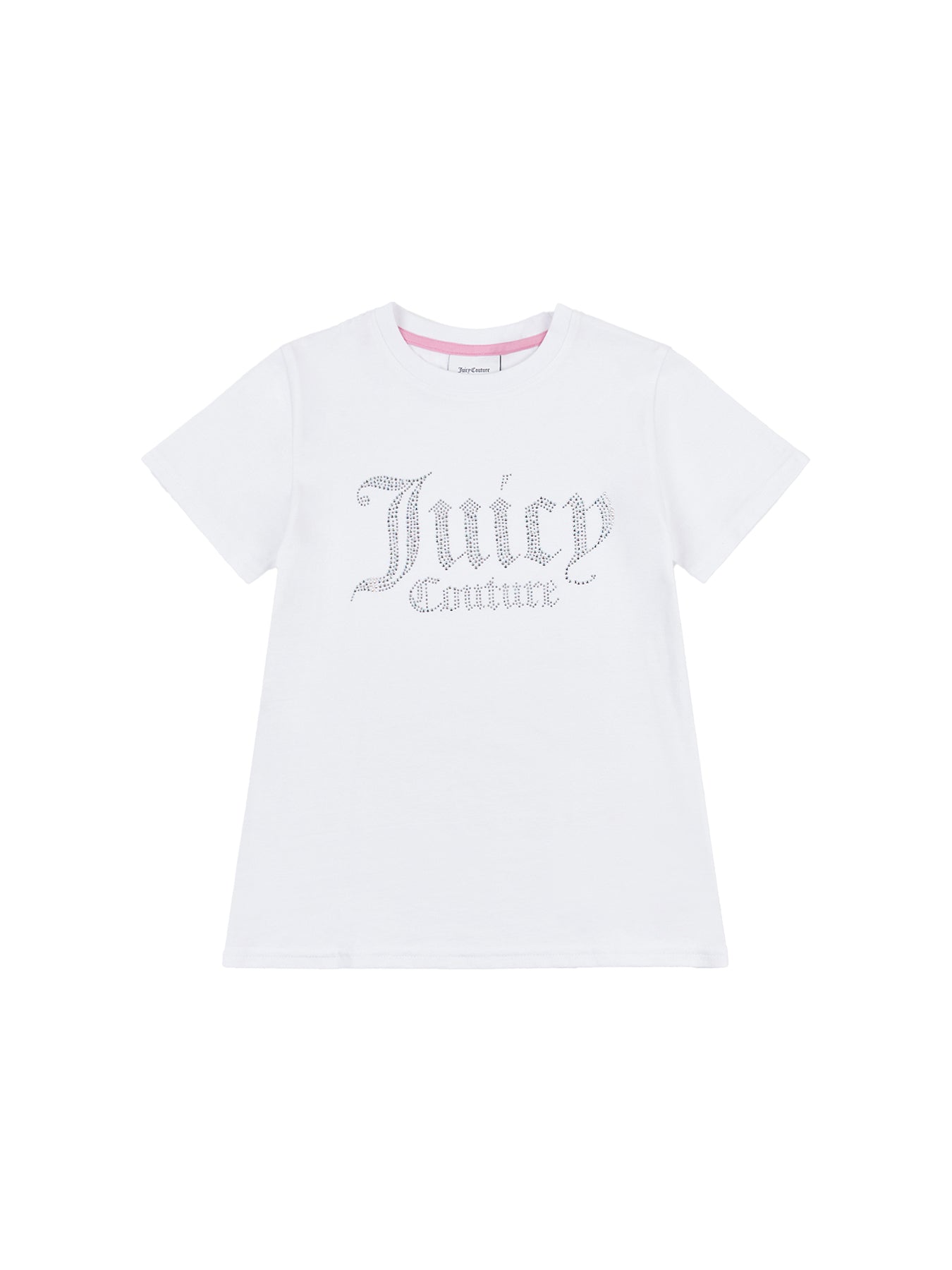 Diamante Fitted Tee Bright White