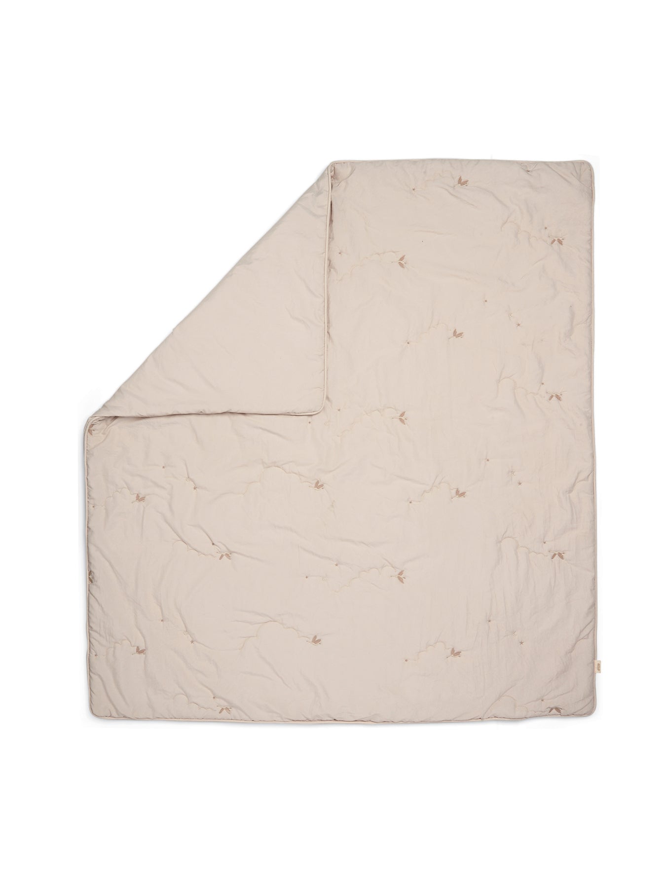 Cotbed Quilt Grey Duckling