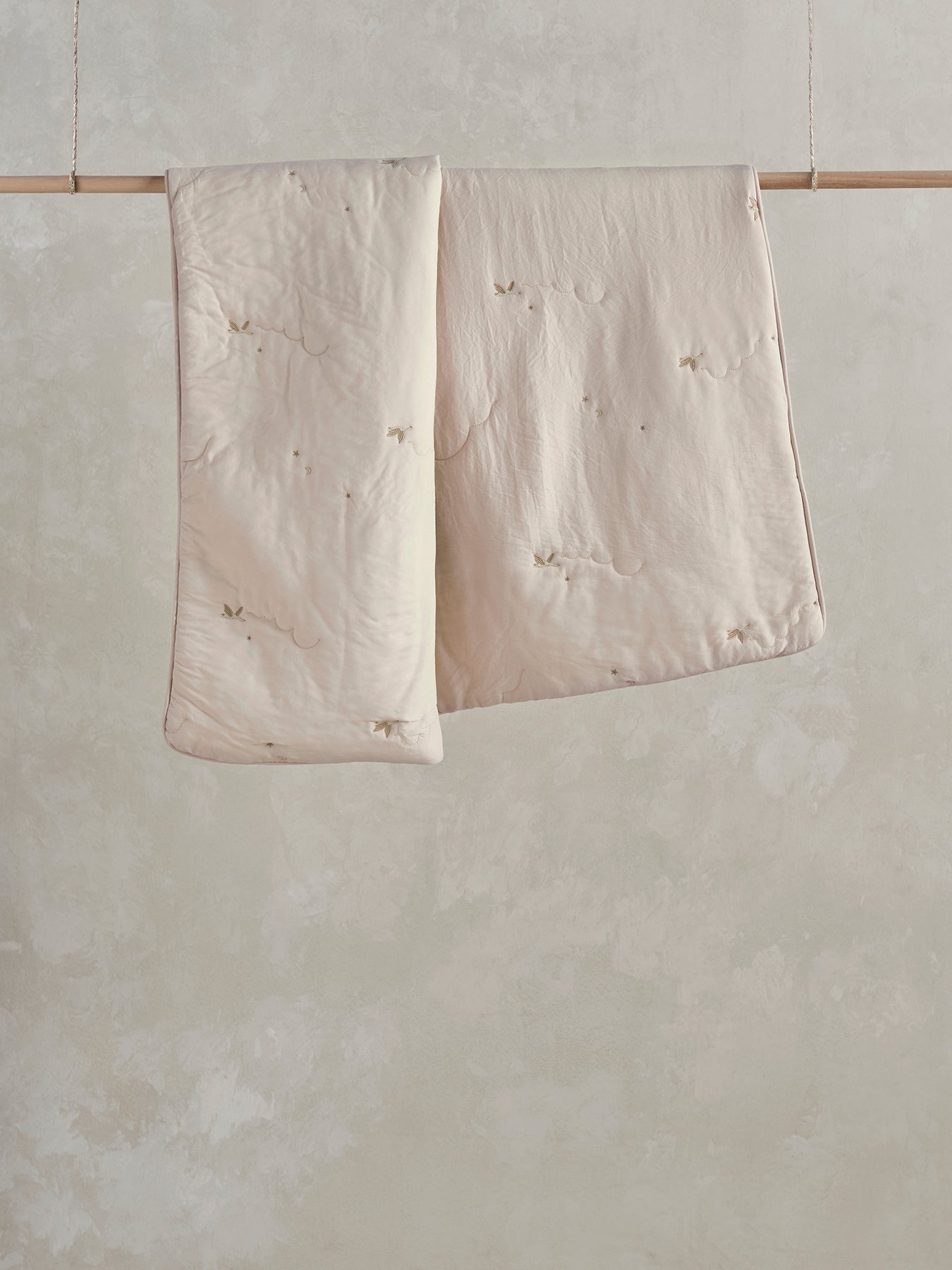 Cotbed Quilt Grey Duckling