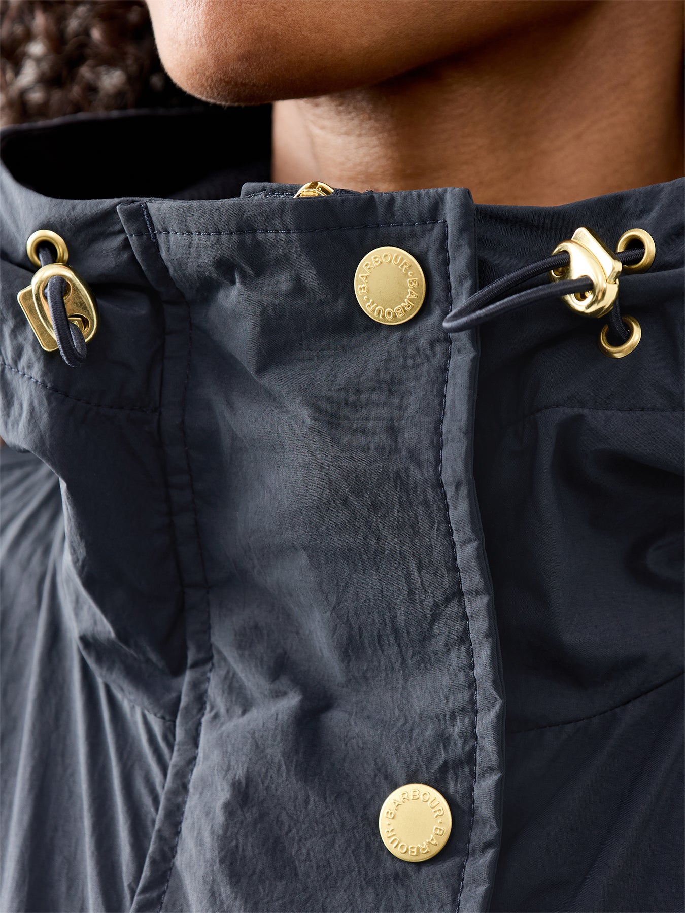 Womens Naboo Showerproof Jacket Dark Navy
