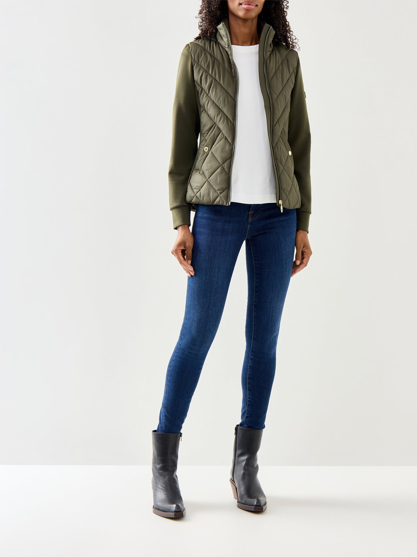 Barbour International Natalia Quilted SweatSHIRT