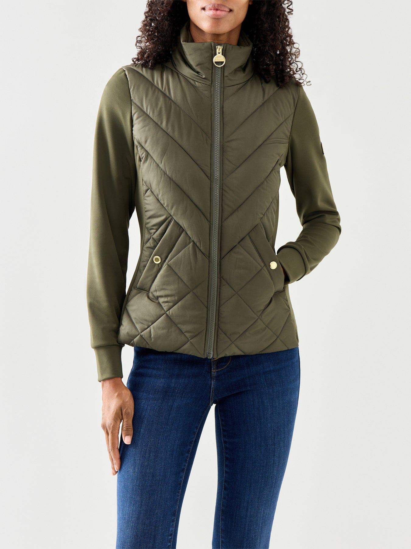 Barbour International Natalia Quilted SweatSHIRT
