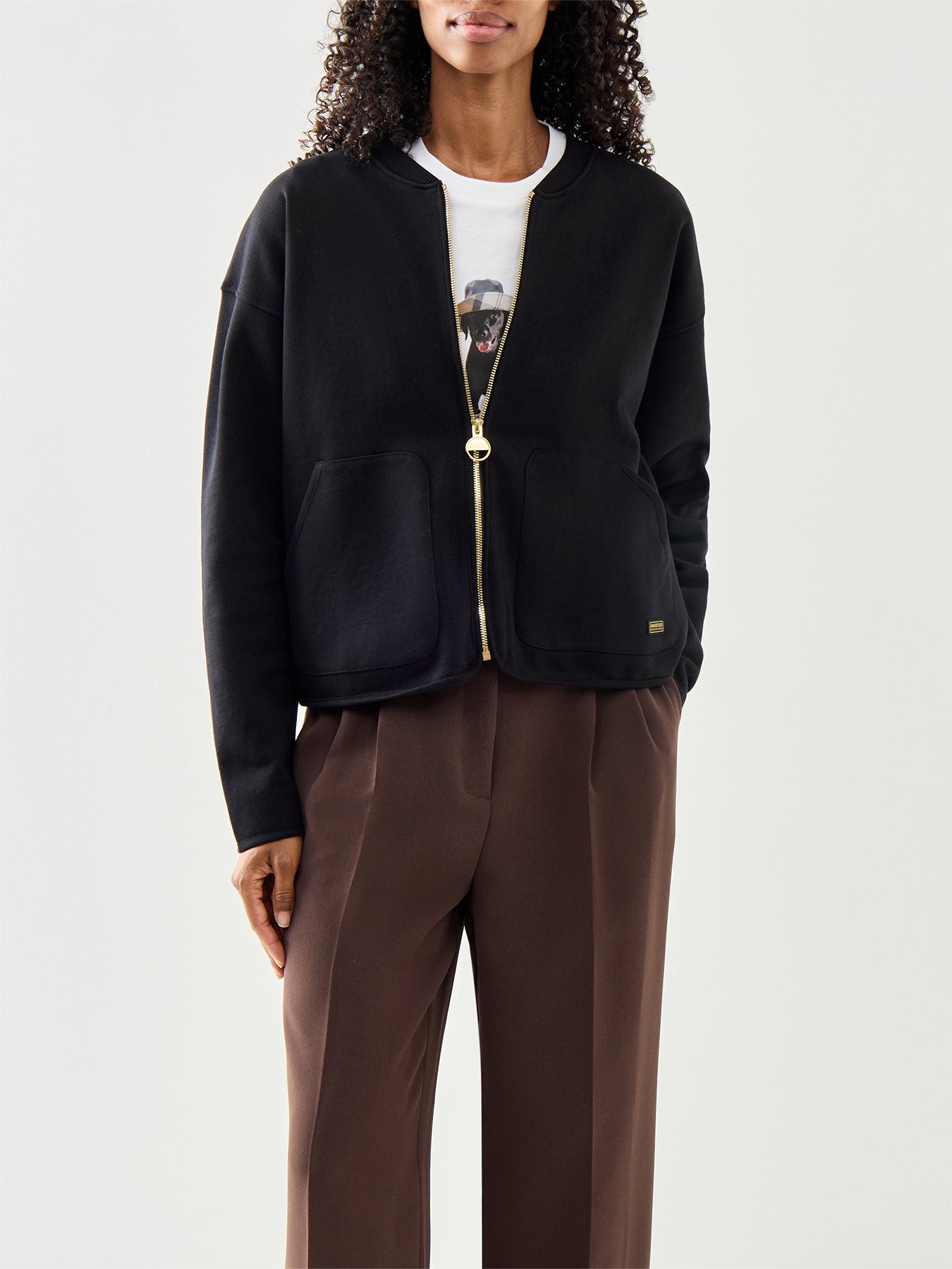 Barbour International Clara Sweatshirt Bomber