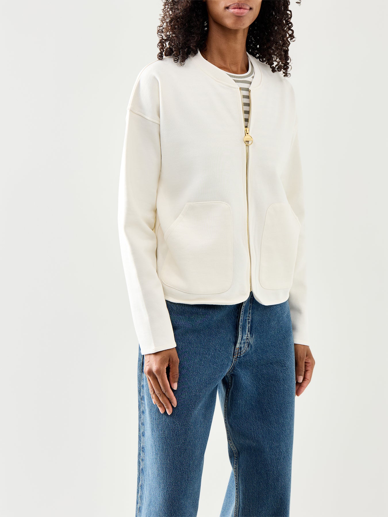 Barbour International Clara Sweatshirt Bomber