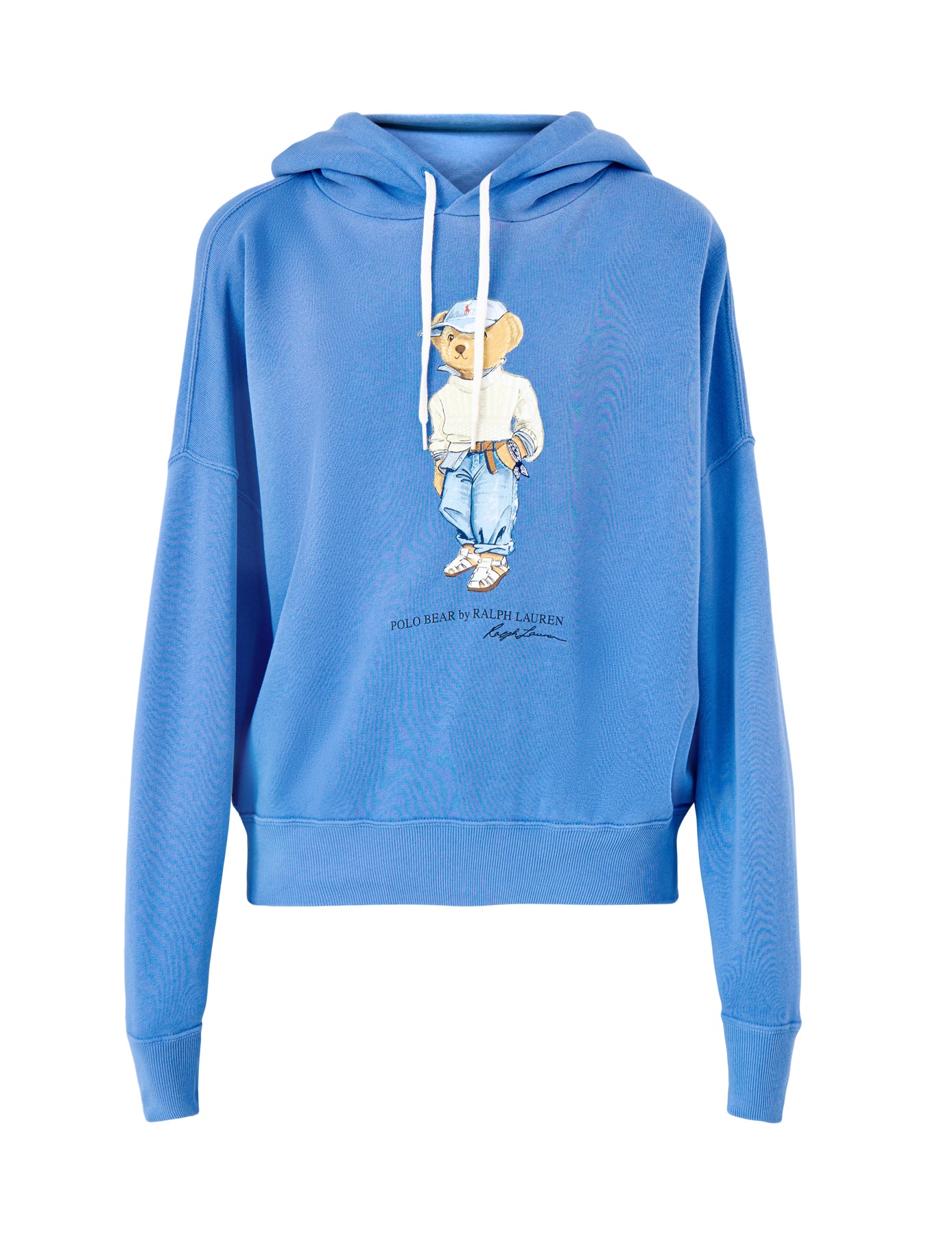 Knit Bear Sweatshirt Summer Blue