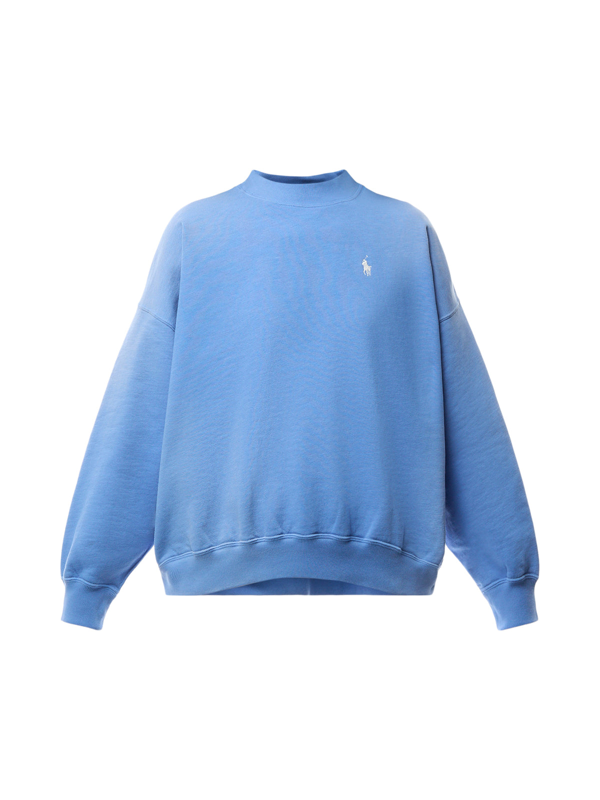 Knit Sweatshirt Polo On Back