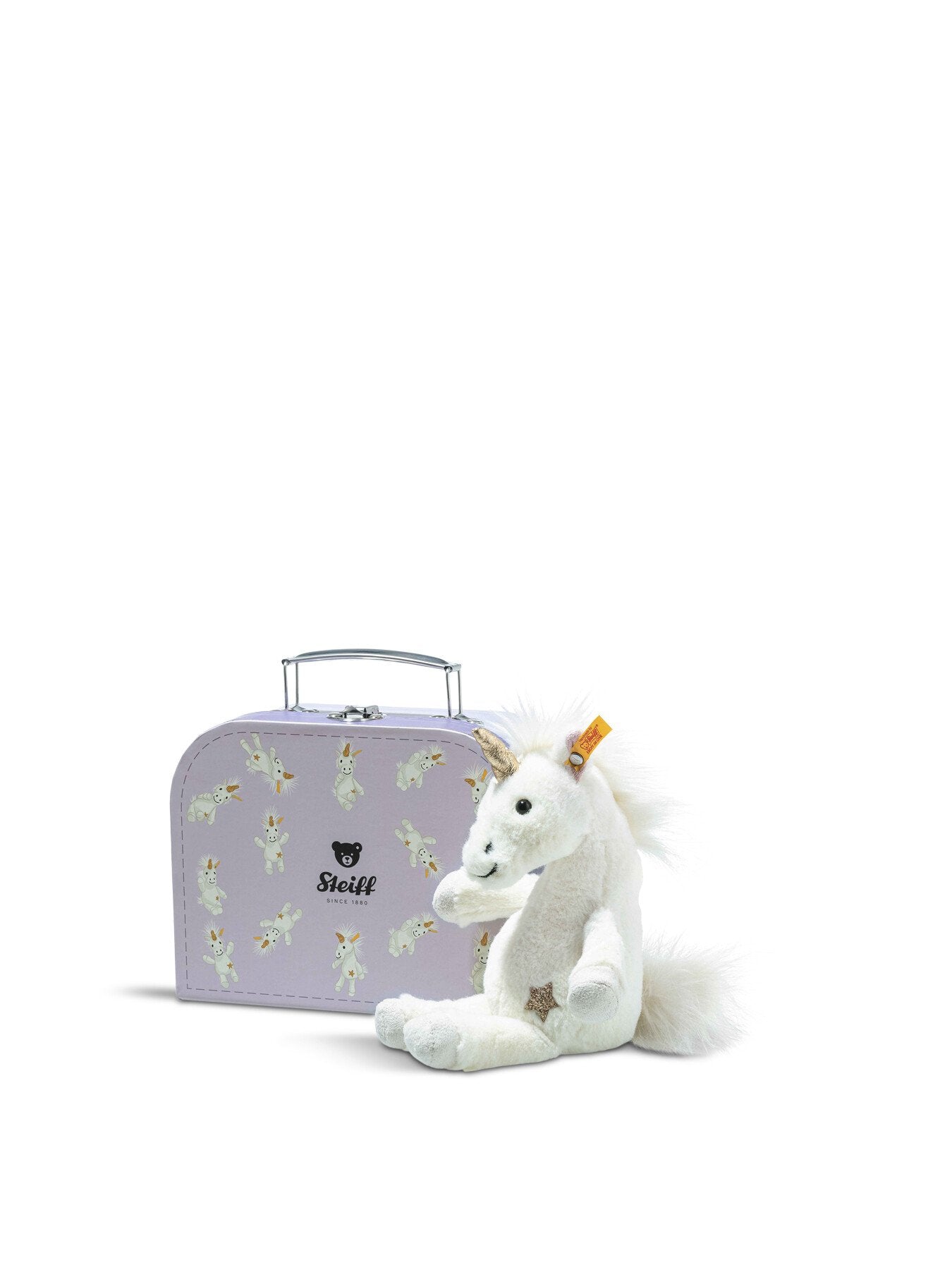 Unica Dangling Unicorn in Suitcase