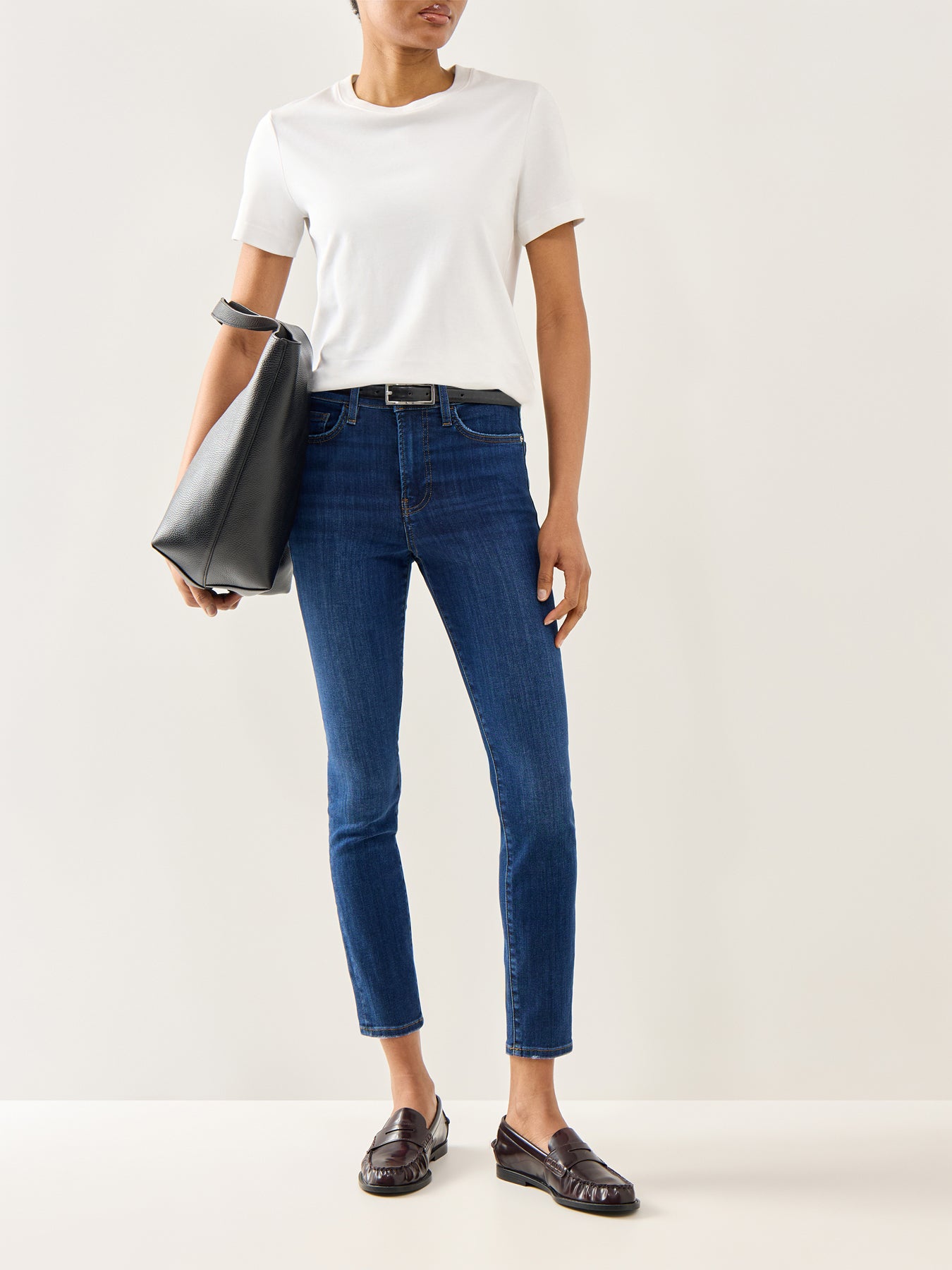 Le High Skinny Jeans Blue