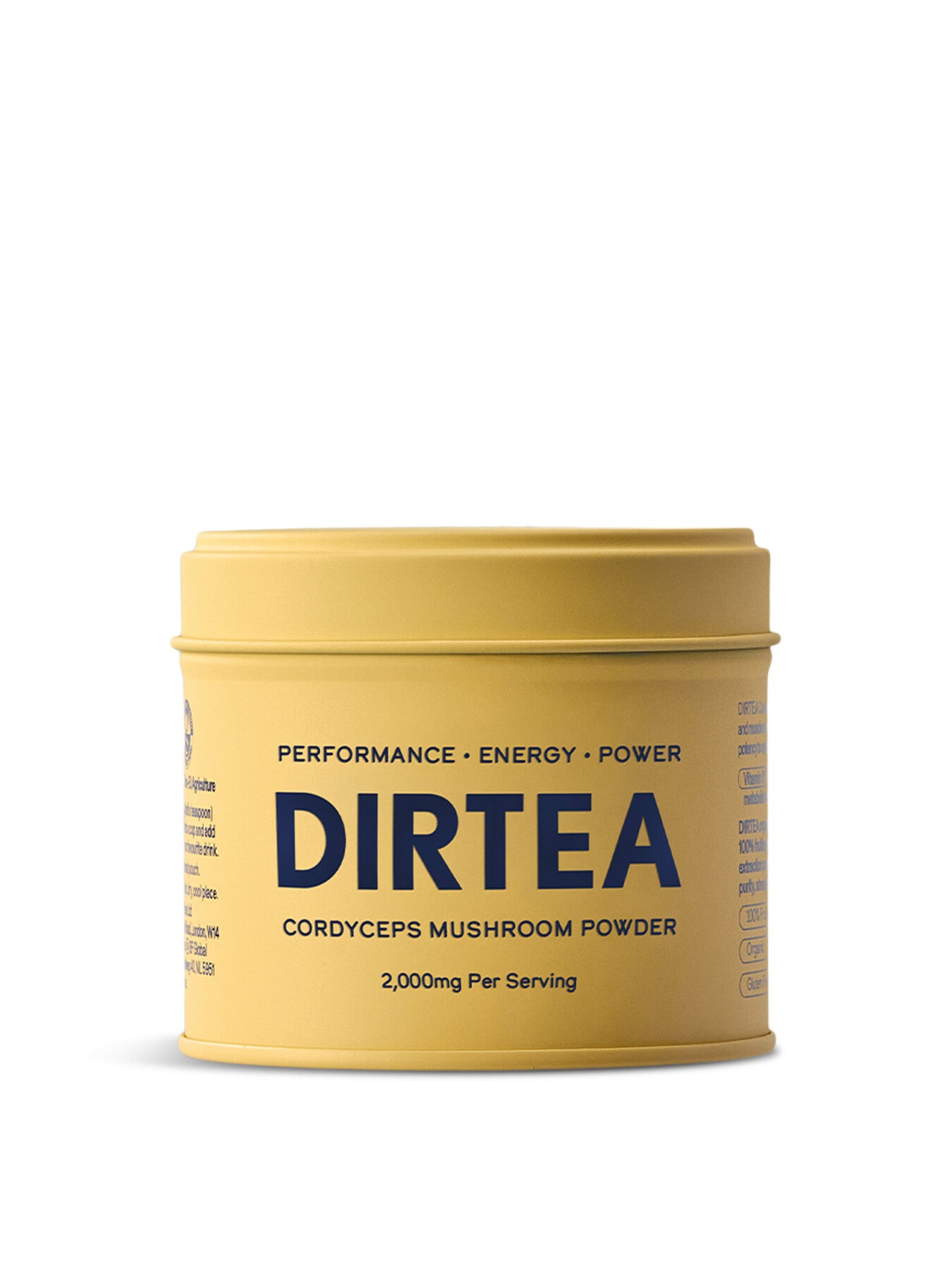 Cordyceps Dirtea Tin 2000mg serving