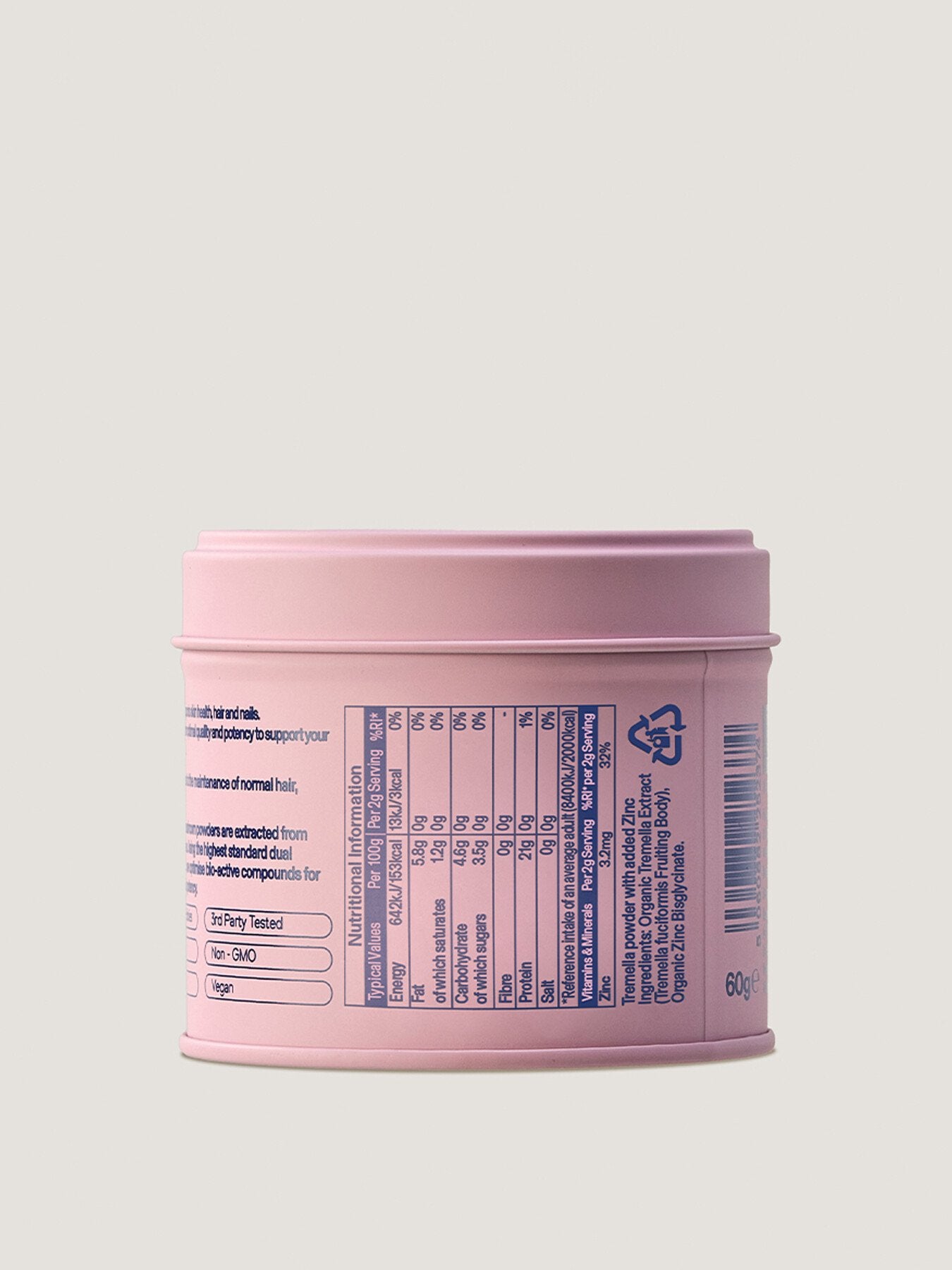 Tremella Dirtea Tin 2000mg serving