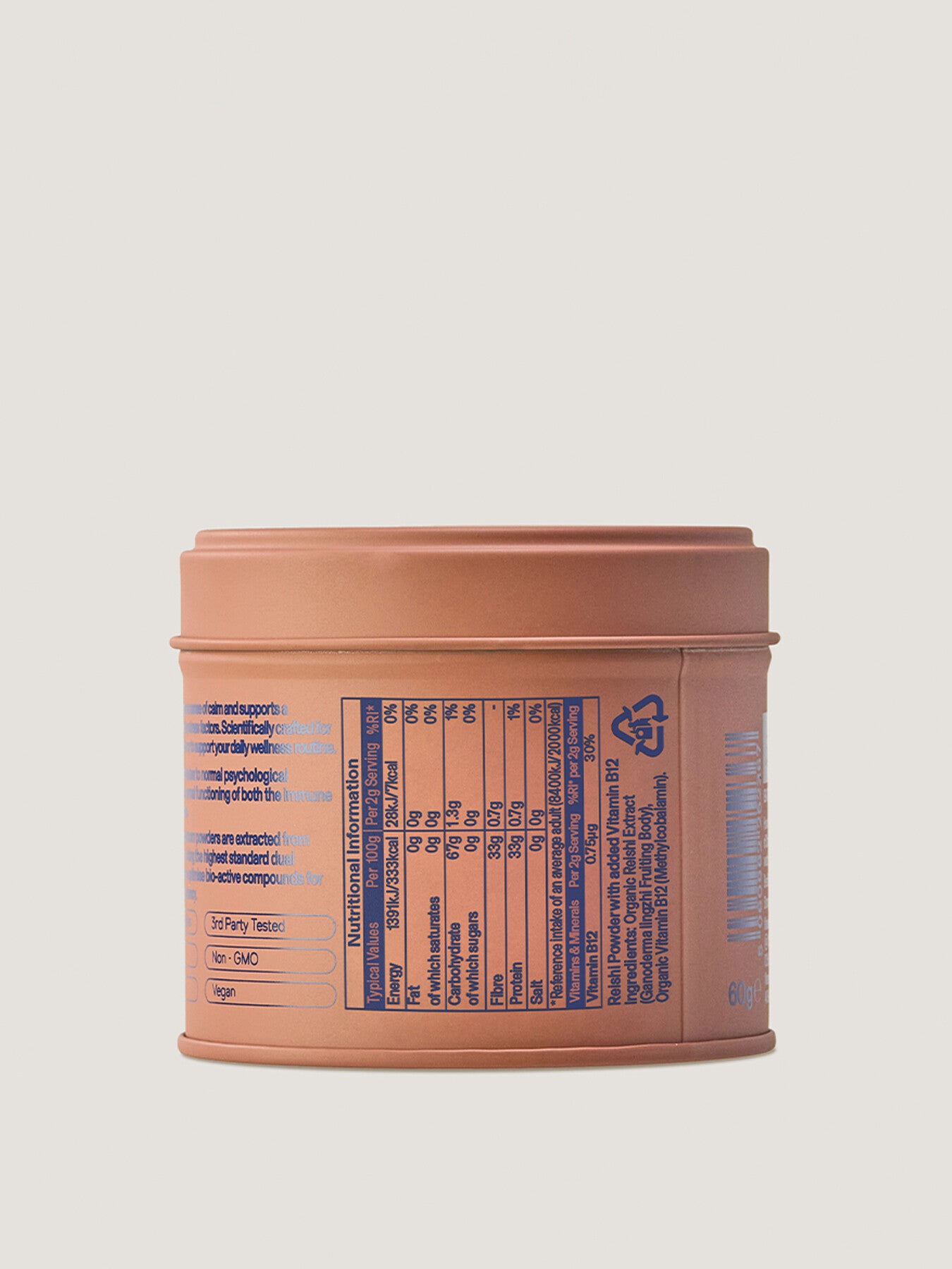 Reishi Dirtea Tin 2000mg per serving