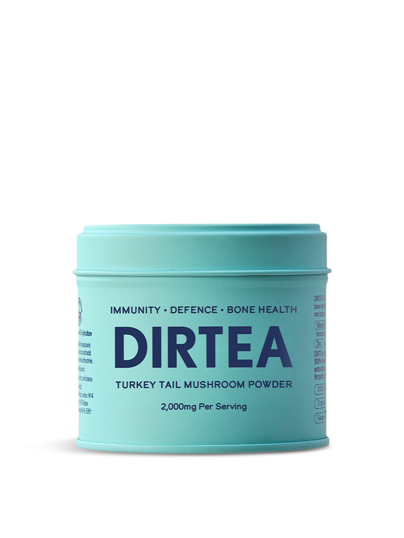Turkey Tail Dirtea Tin 2000mg serving
