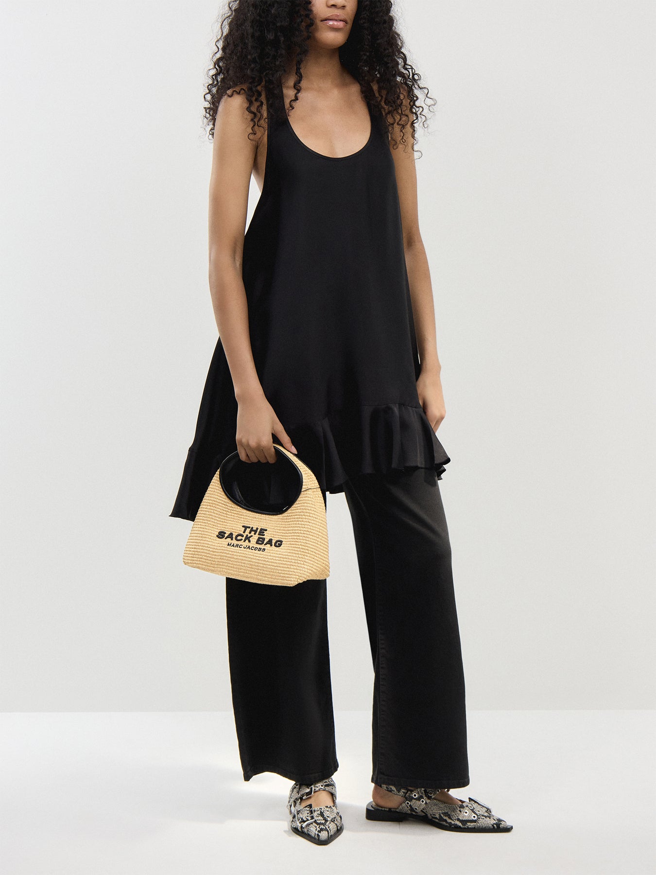 The Woven Mini Sack Bag