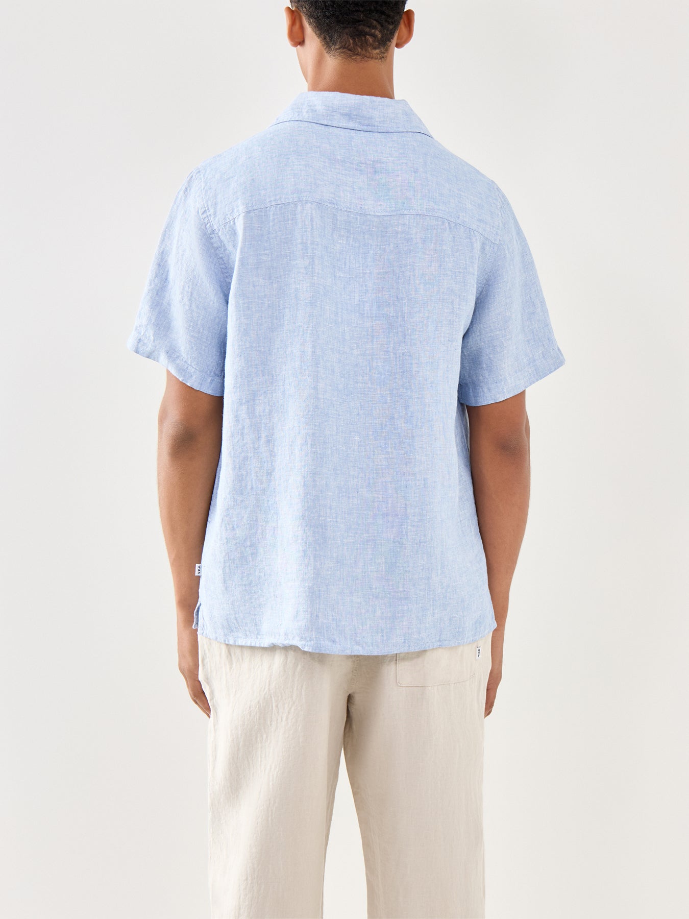 Bartlett Two Tone Linen Short Sleeves Shirt