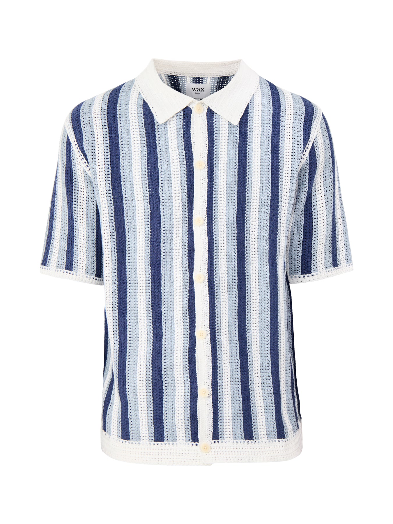 Porto Stripe Crochet Shirt