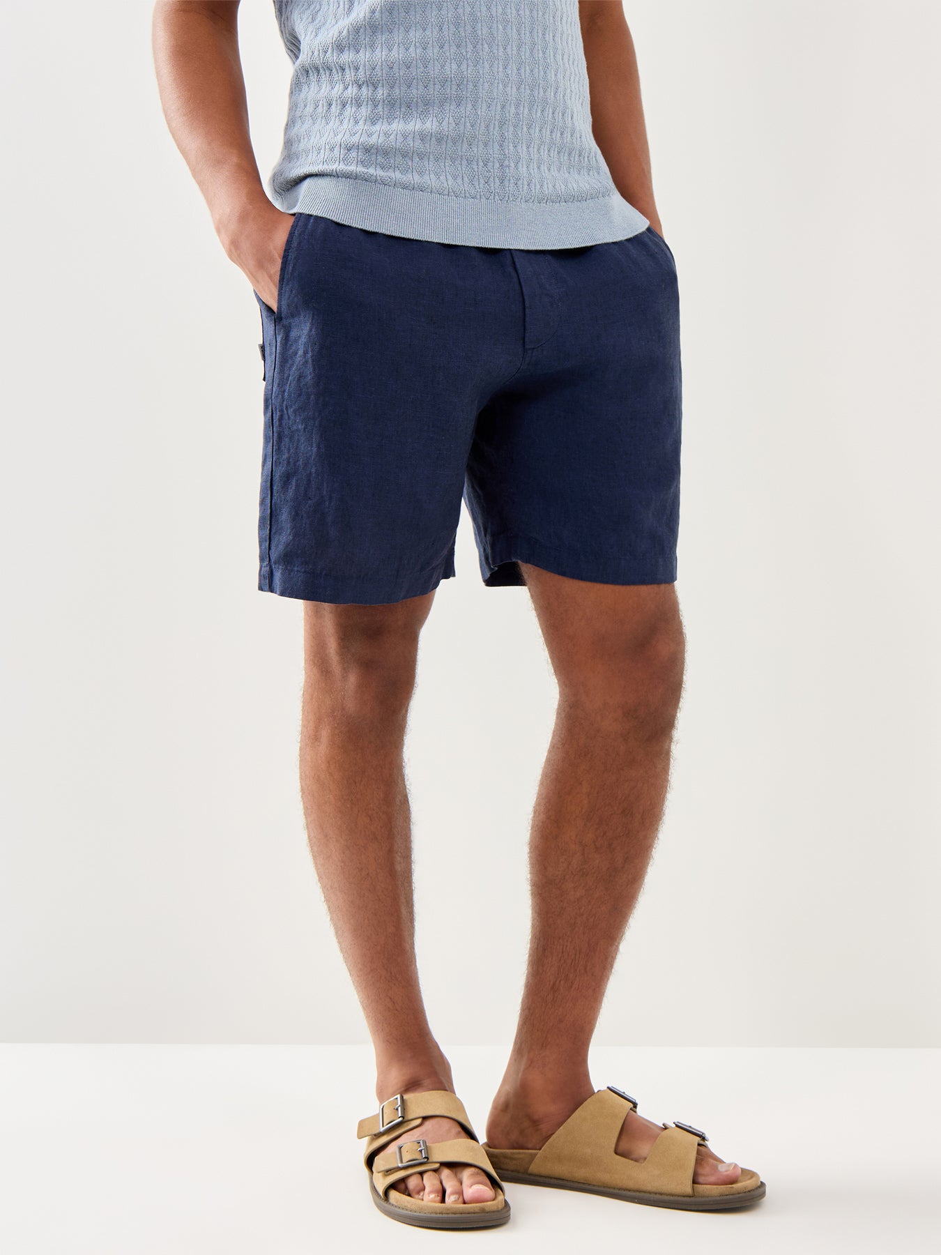 Kurt Two Tone Linen Short