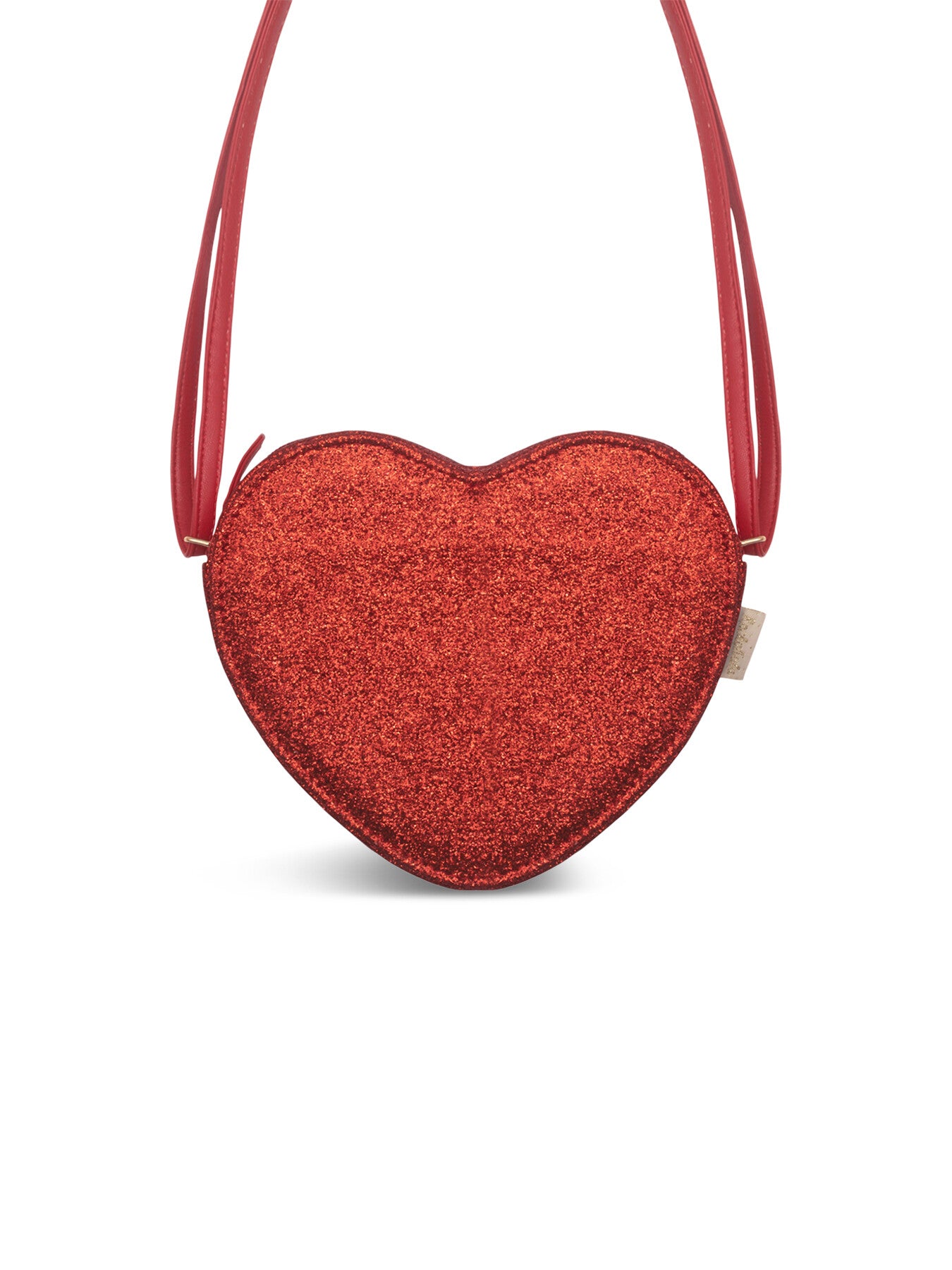 Love Heart Glitter Bag Red