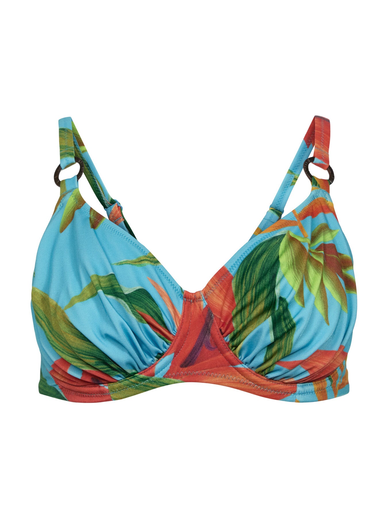 Pichola Uunder Wired Gathered Full Cup Bikini Top