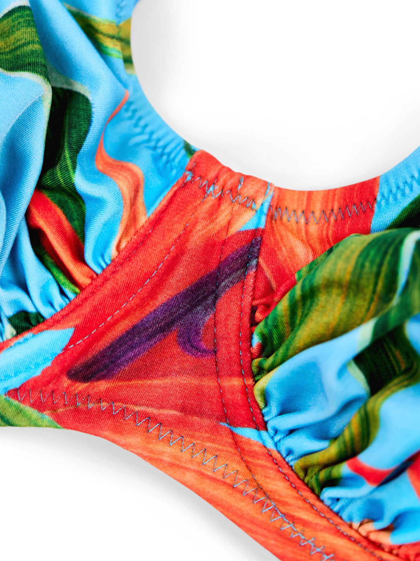 Pichola Uunder Wired Gathered Full Cup Bikini Top