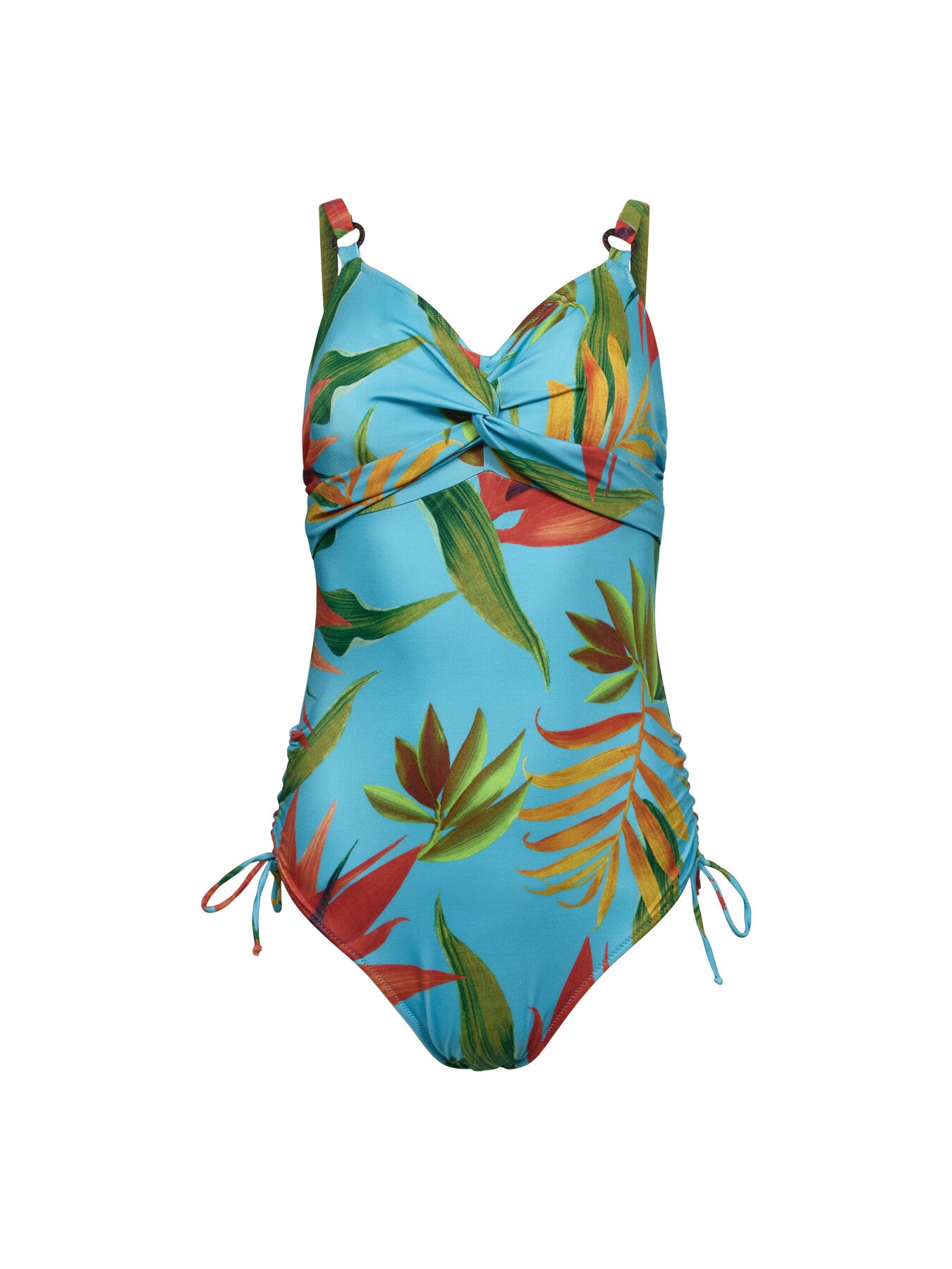 Pichola Under Wired Twist Front Suit With Adjustable Leg